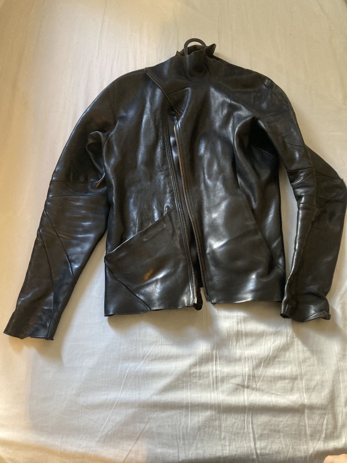 Leon Emanuel Blanck Leon Emanuel Blanck Leather distortion jacket | Grailed