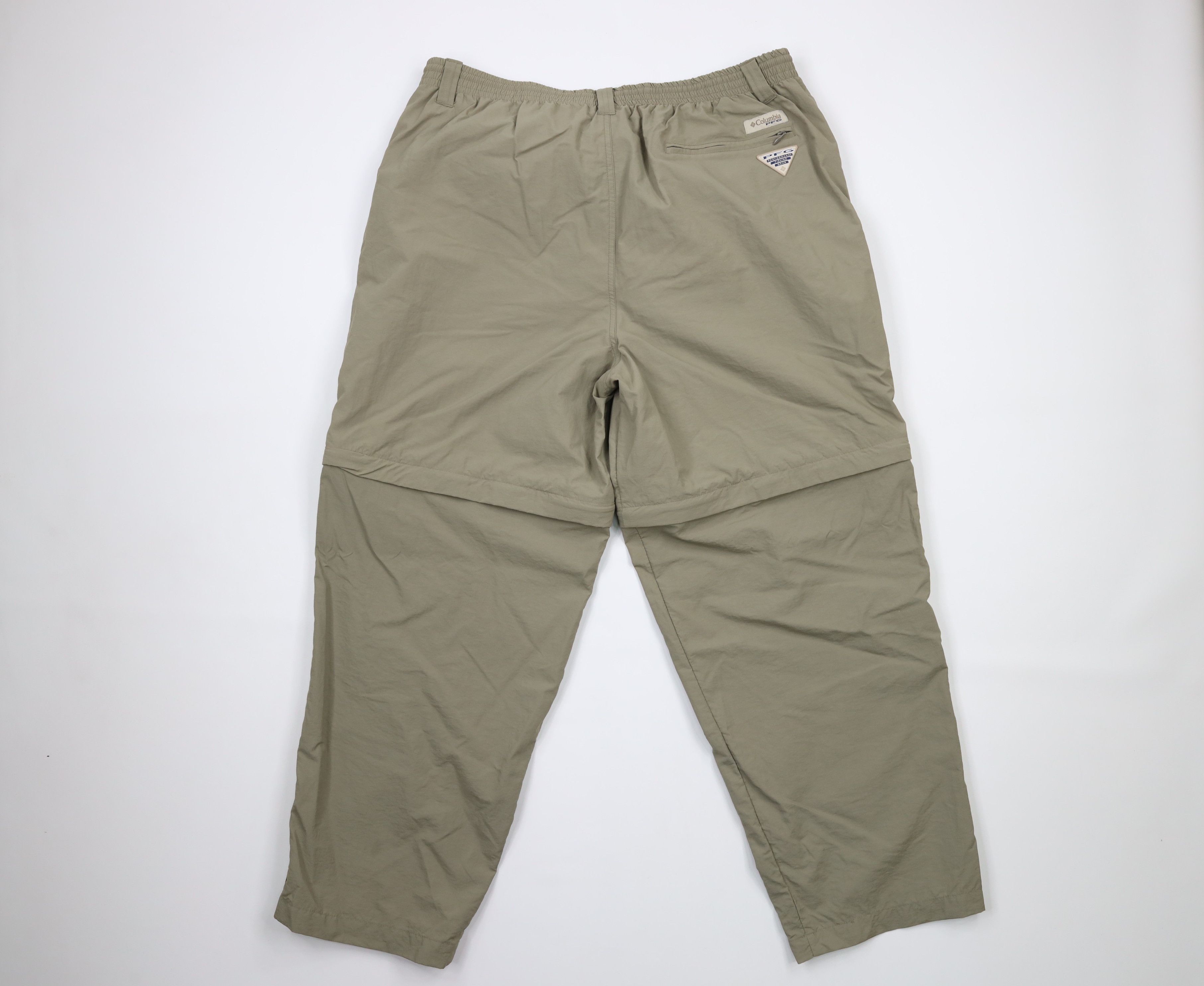 Columbia × Vintage Vintage Columbia PFG Lined Convertible Pants Shorts Green Size US 38 / EU 54 - 8 Thumbnail