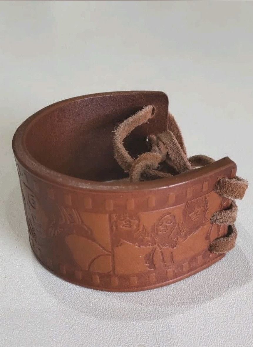 Hysteric Glamour × Japanese Brand × Vintage Hysteric Glamour leather strap bracelet cuff Size ONE SIZE - 2 Thumbnail