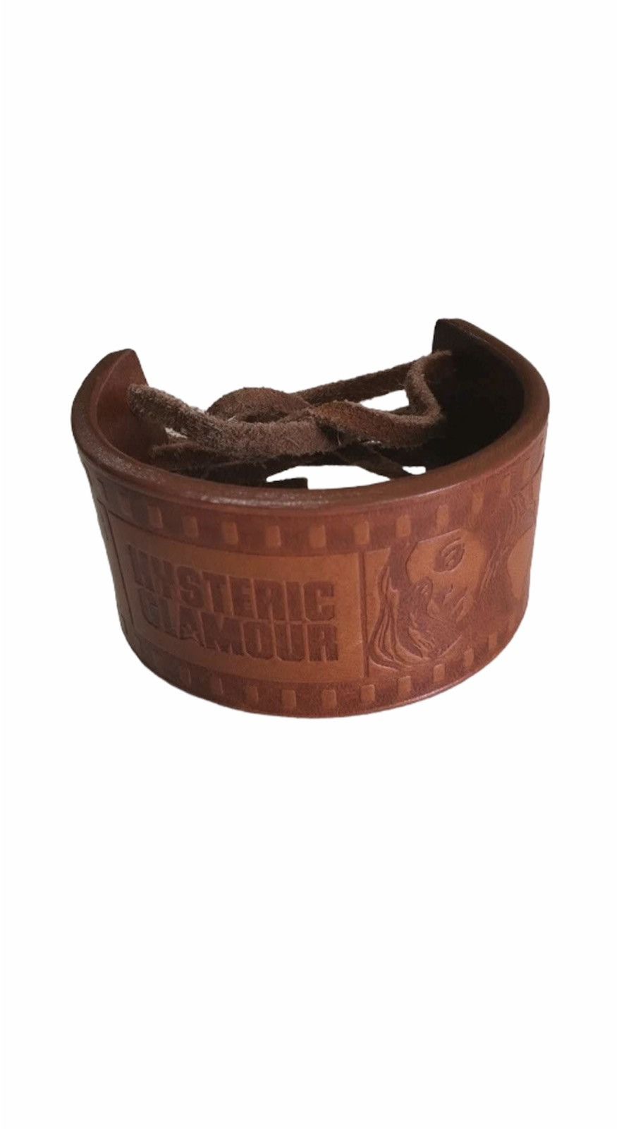 Hysteric Glamour × Japanese Brand × Vintage Hysteric Glamour leather strap bracelet cuff Size ONE SIZE - 1 Thumbnail