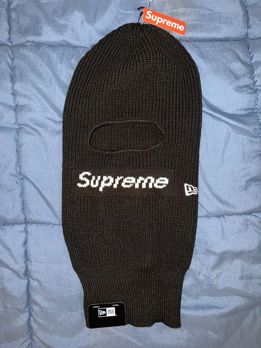 Supreme New Era Box Logo Balaclava Black