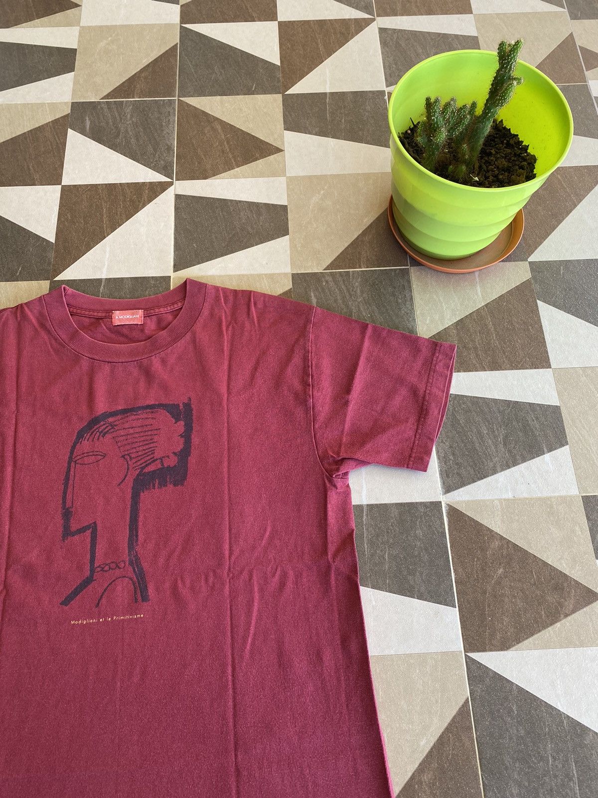 Vintage Vintage A.modigliani Art Tshirt Size US M / EU 48-50 / 2 - 4 Thumbnail