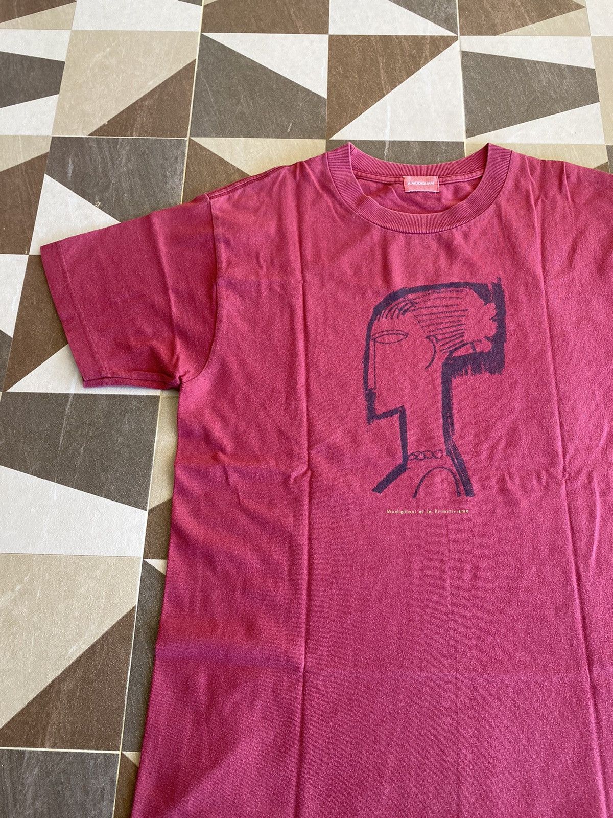 Vintage Vintage A.modigliani Art Tshirt Size US M / EU 48-50 / 2 - 3 Thumbnail