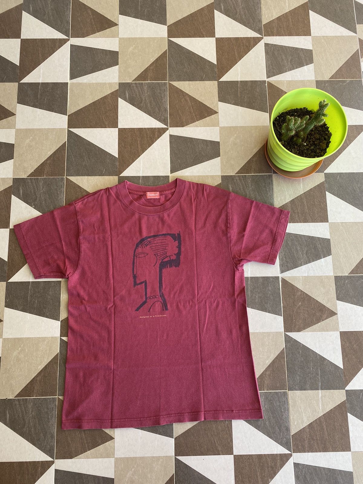 Vintage Vintage A.modigliani Art Tshirt Size US M / EU 48-50 / 2 - 1 Thumbnail
