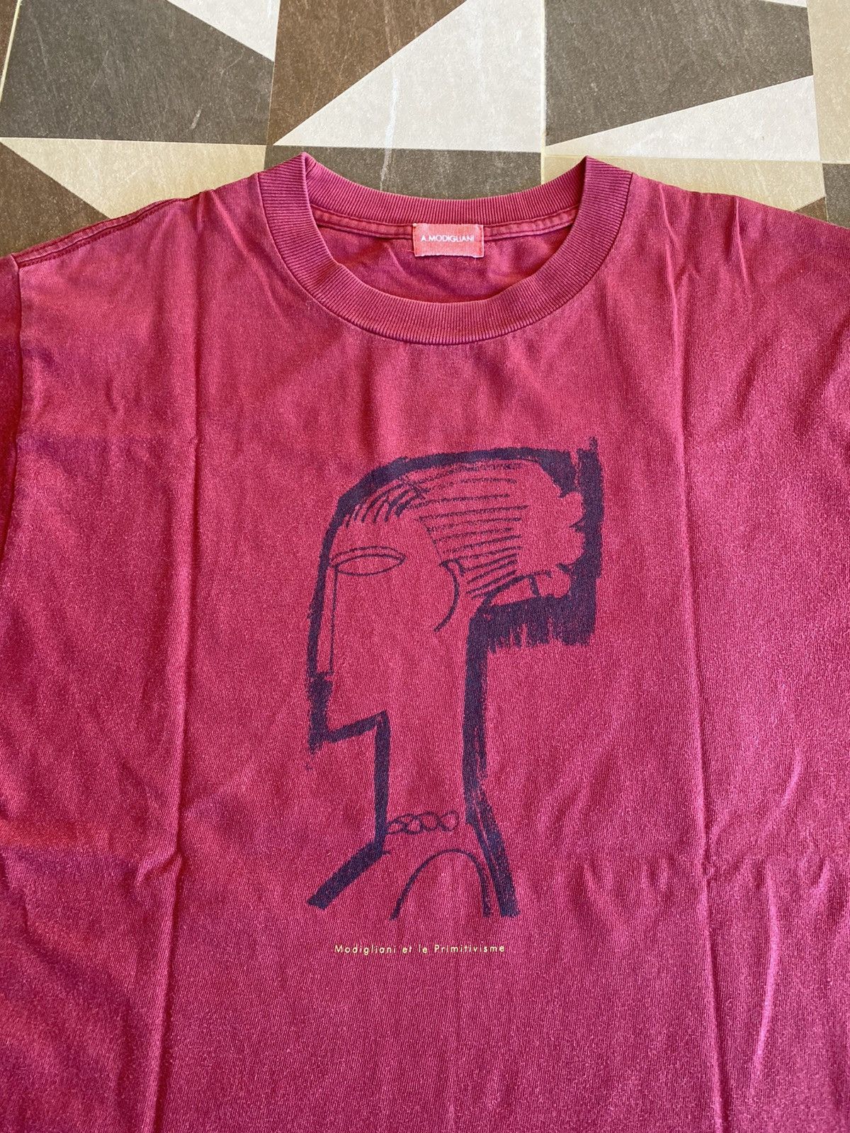 Vintage Vintage A.modigliani Art Tshirt Size US M / EU 48-50 / 2 - 5 Thumbnail