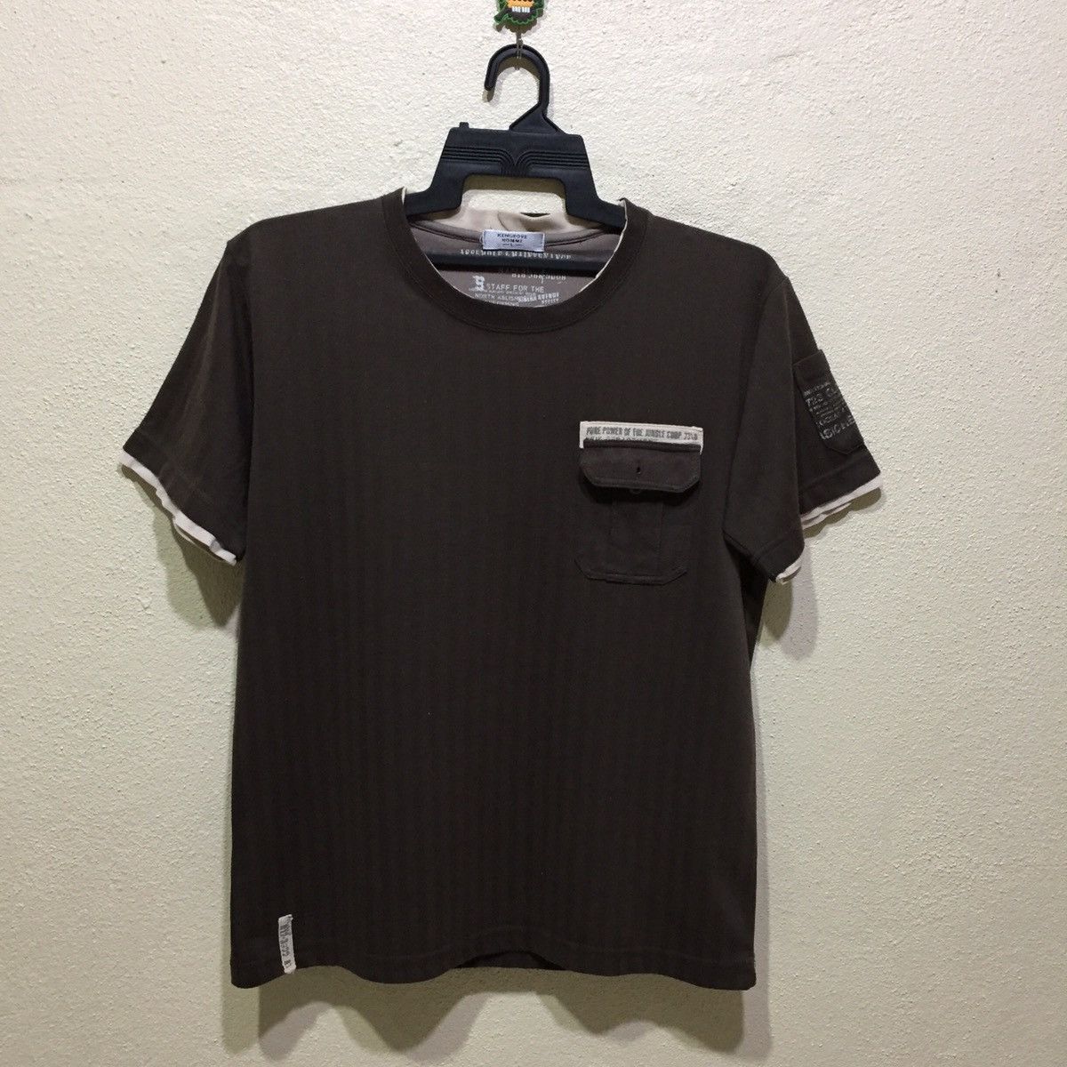 Japanese Brand × Vintage Kengtove Homme Pocket Shirt size L fits M Size US M / EU 48-50 / 2 - 1 Thumbnail