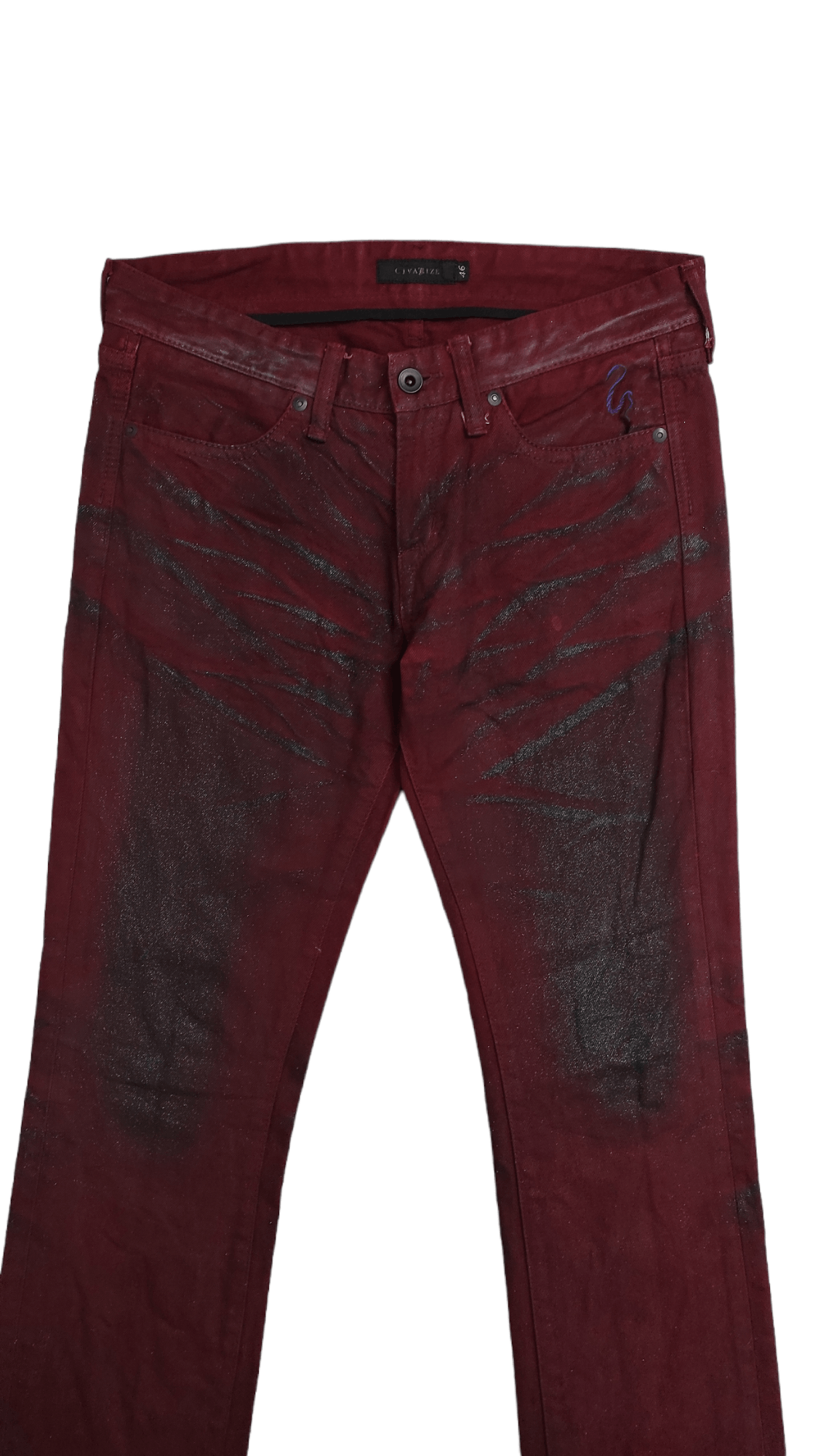 CIVARIZE Archive CIVARIZE Detroit Owens Waxed Jeans Size US 31 - 7 Thumbnail