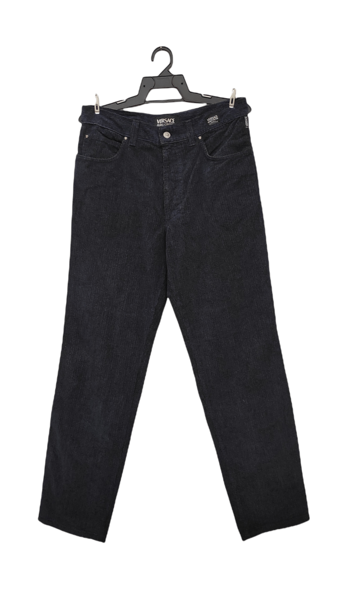 Versace Jeans Couture Archive 80's VERSACE JEANS COUTURE Velour MEDUSA Jeans Size US 32 / EU 48 - 12 Thumbnail