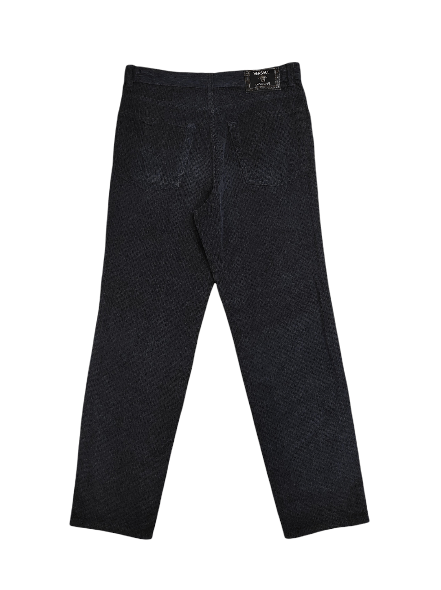 Versace Jeans Couture Archive 80's VERSACE JEANS COUTURE Velour MEDUSA Jeans Size US 32 / EU 48 - 2 Thumbnail