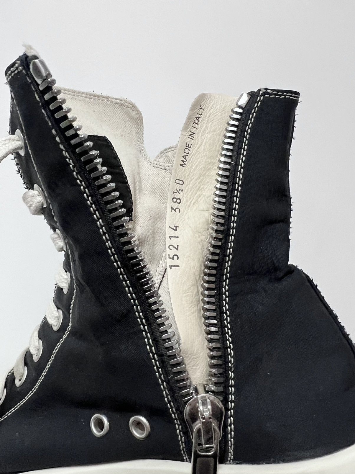 Rick Owens Rick owens drkshdw ss19 ramones high top sneakers sz 38.5 Size US 8.5 / IT 38.5 - 8 Thumbnail