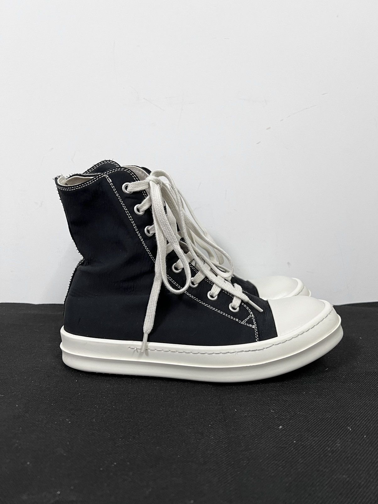 Rick Owens Rick owens drkshdw ss19 ramones high top sneakers sz 38.5 Size US 8.5 / IT 38.5 - 4 Thumbnail