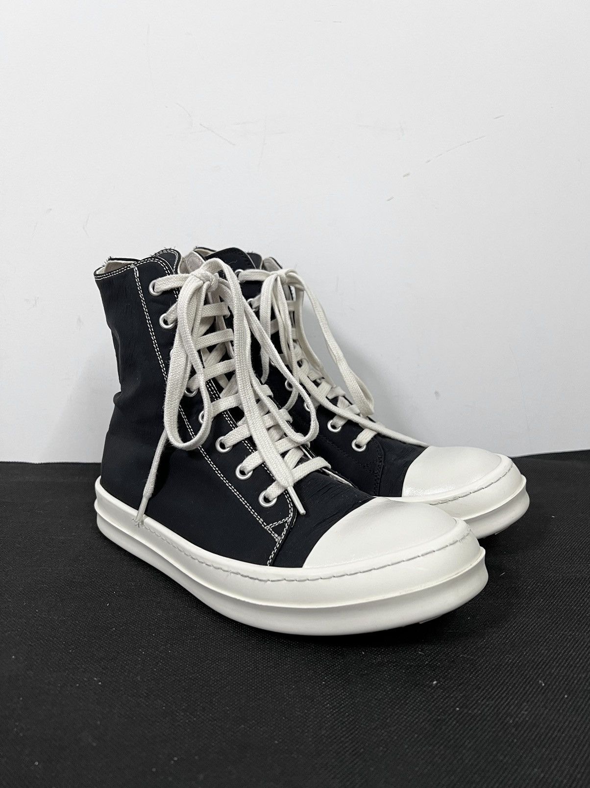 Rick Owens Rick owens drkshdw ss19 ramones high top sneakers sz 38.5 Size US 8.5 / IT 38.5 - 5 Thumbnail