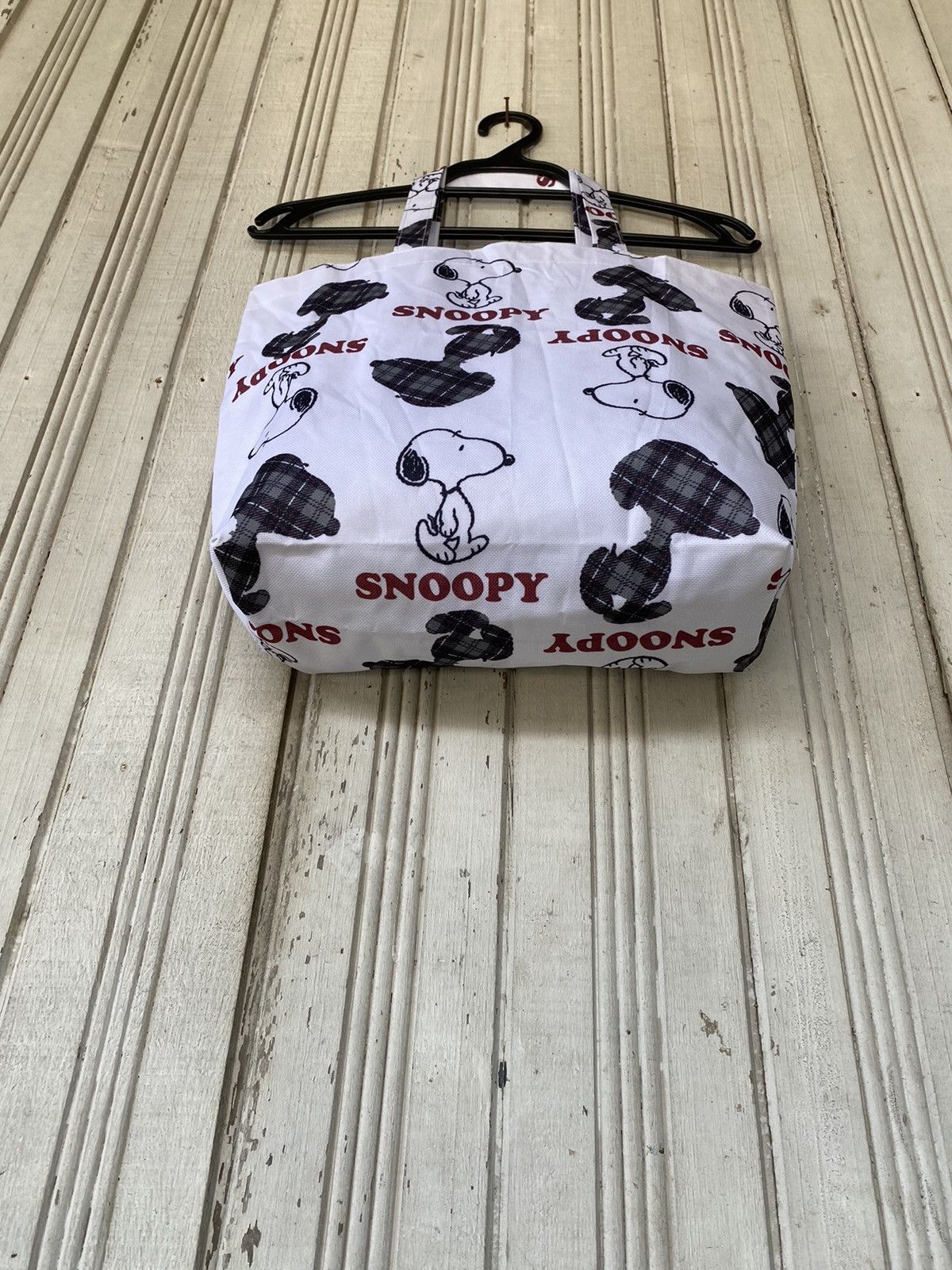 Cartoon Network × Japanese Brand × Peanuts Snoopy Peanuts Nova Check Tote Bag Size ONE SIZE - 5 Thumbnail