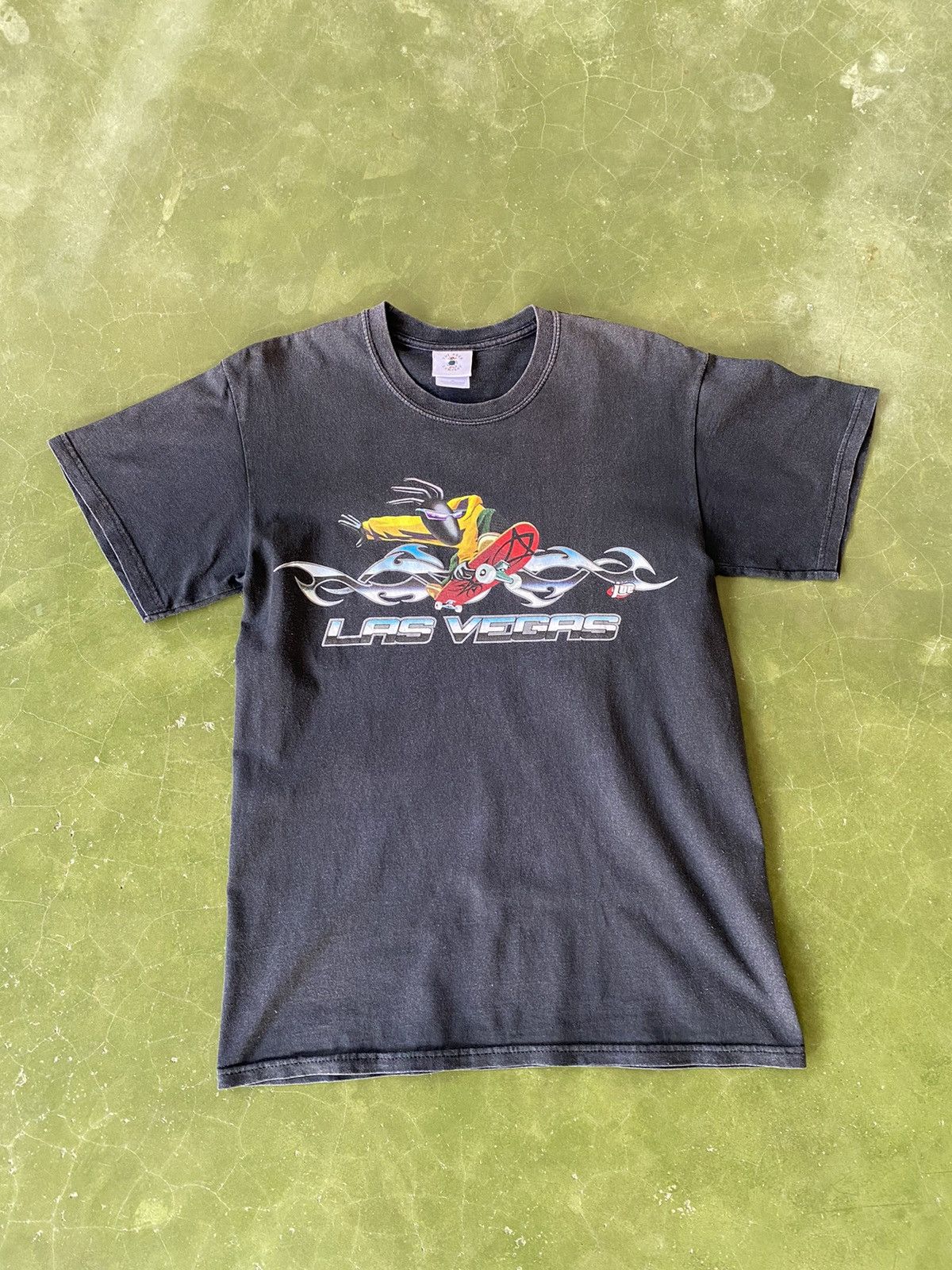 Vintage Vintage Joe Las Vegas Skateboard Distressed Tees Size US M / EU 48-50 / 2 - 1 Thumbnail