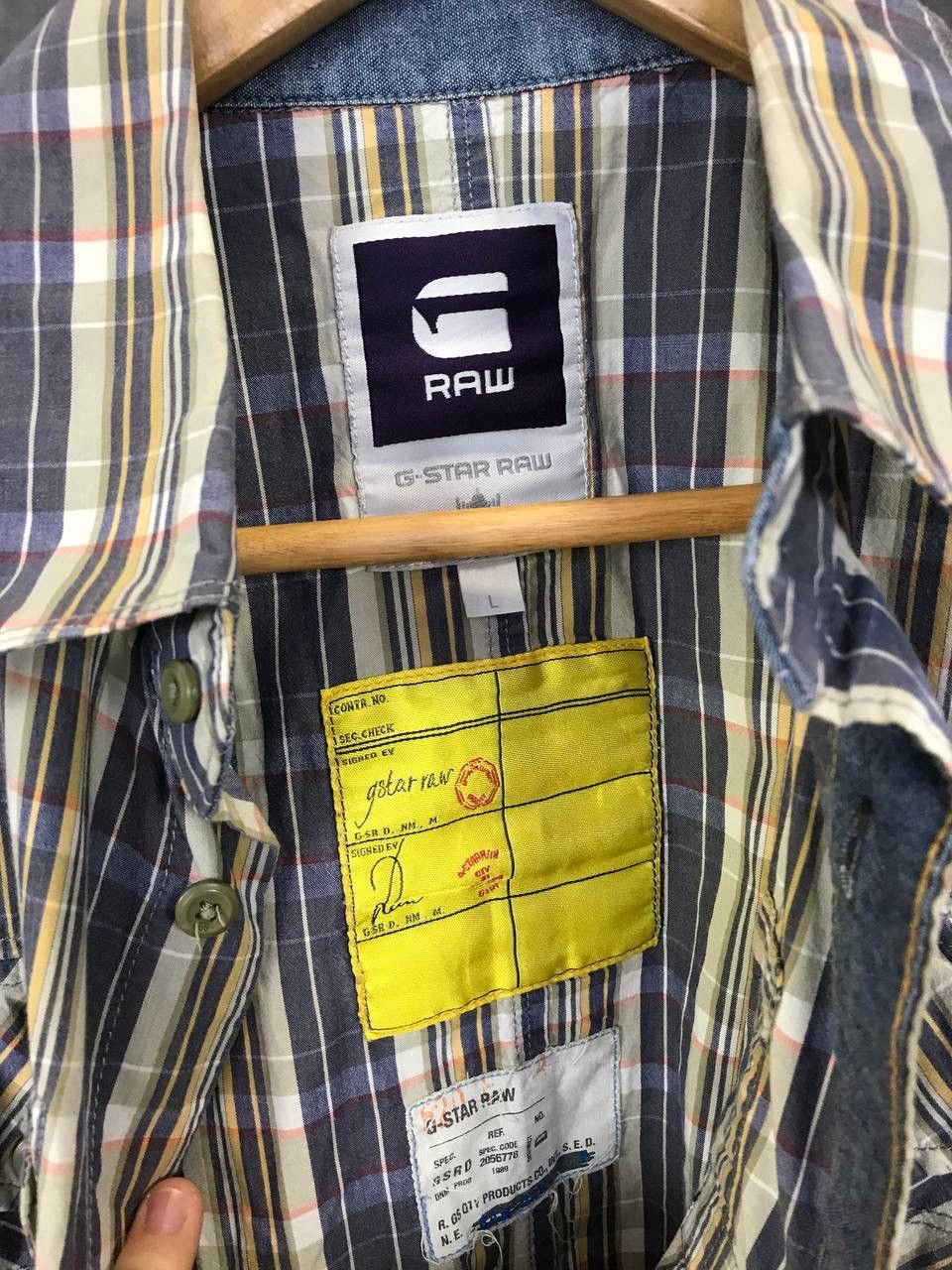 G-Star G Star Raw vintage shirt Size US L / EU 52-54 / 3 - 4 Thumbnail