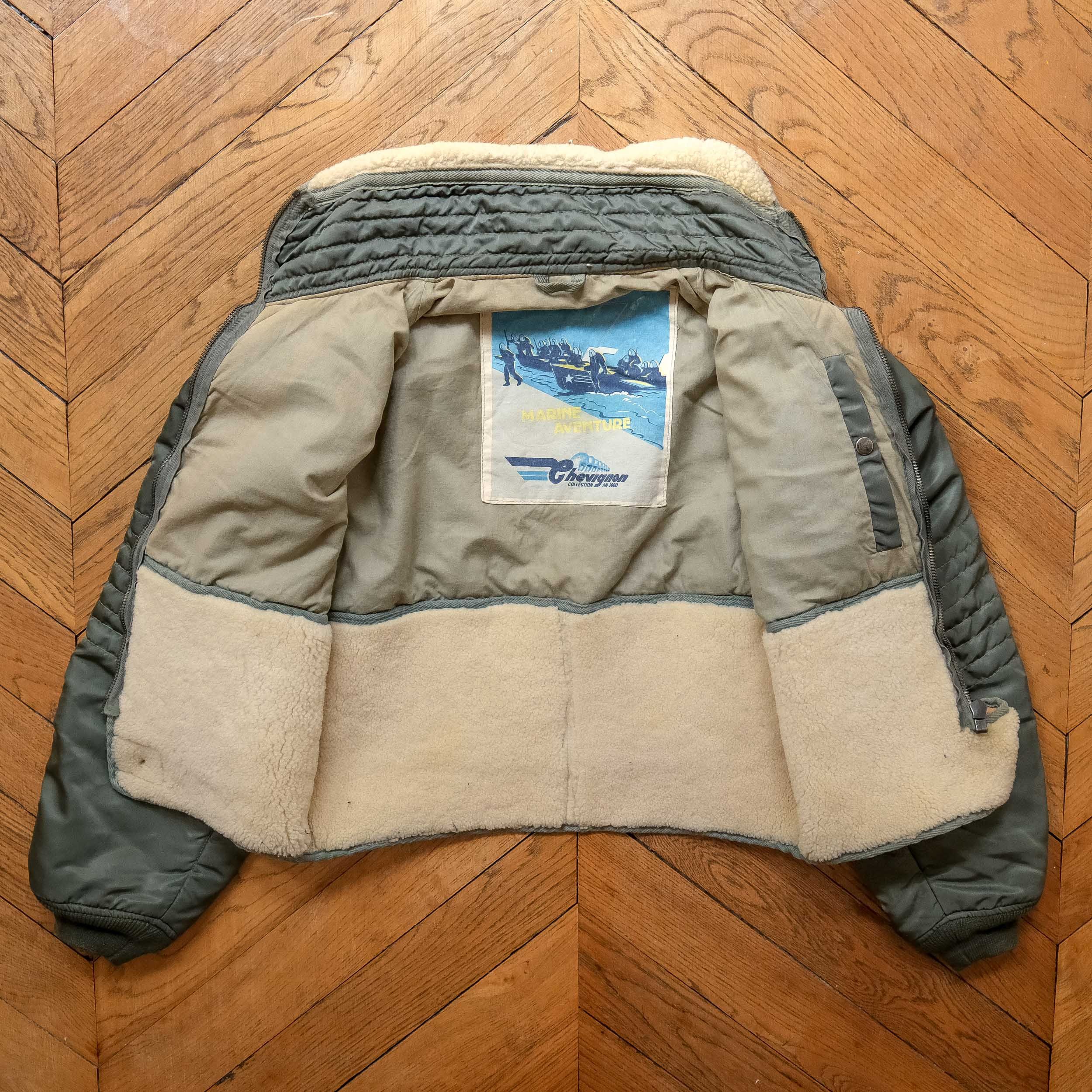 Iconic Chevignon 80'S Rare Cosmo Bomber Jacket