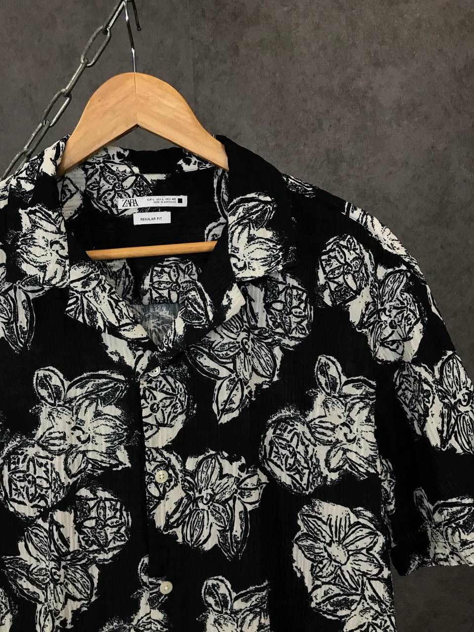Zara Zara Hawaiian art shirt Size US L / EU 52-54 / 3 - 2 Thumbnail