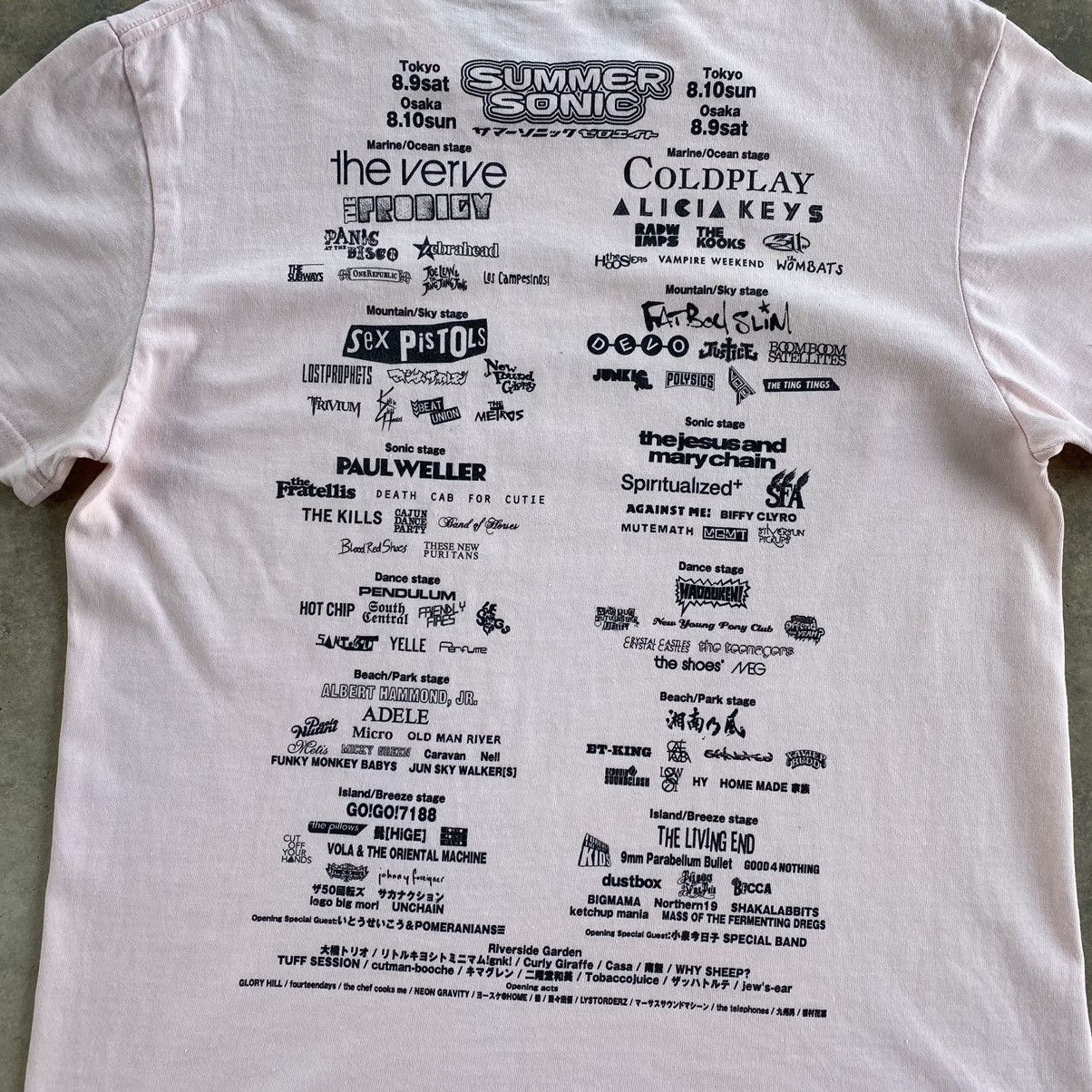 Band Tees Vintage Y2k Summer Sonic Band Tour Tshirt Size US M / EU 48-50 / 2 - 7 Thumbnail