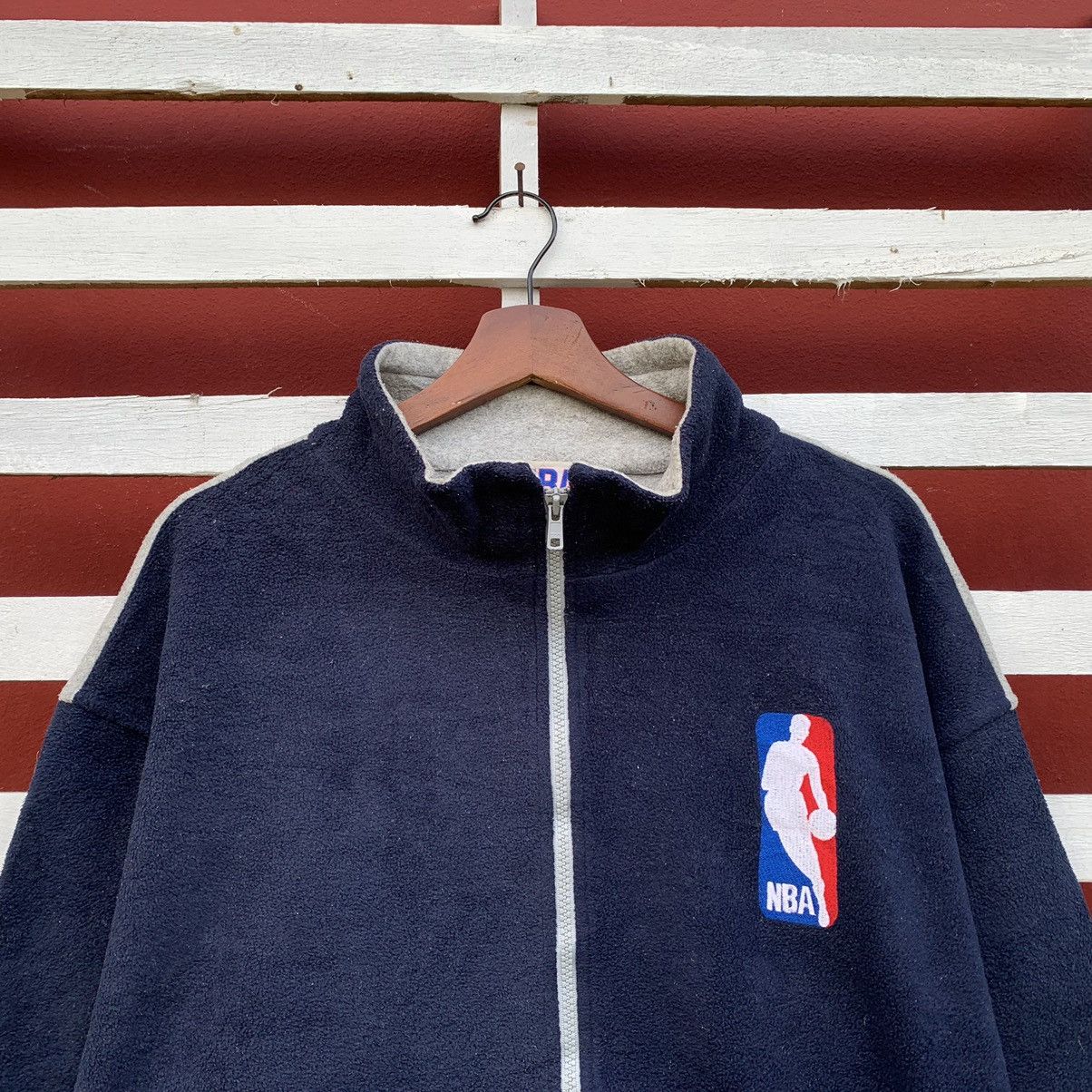 NBA VINTAGE 90s NBA BASKETBALL FLEECE JACKET EMBROIDERED LOGO Size US L / EU 52-54 / 3 - 3 Thumbnail