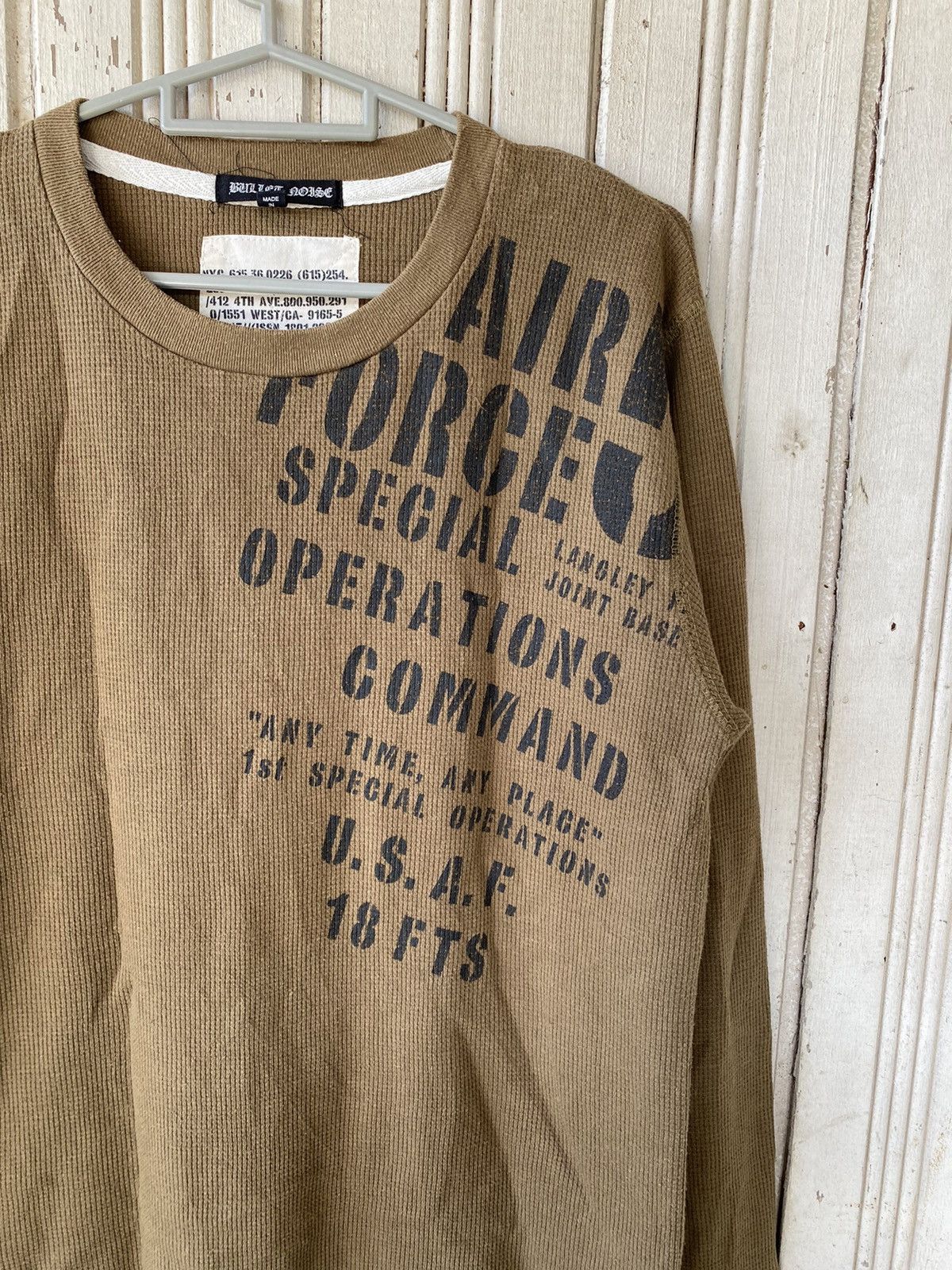 Japanese Brand Vintage Bullet Noise Us Air Force Long Sleeve Size US S / EU 44-46 / 1 - 3 Thumbnail