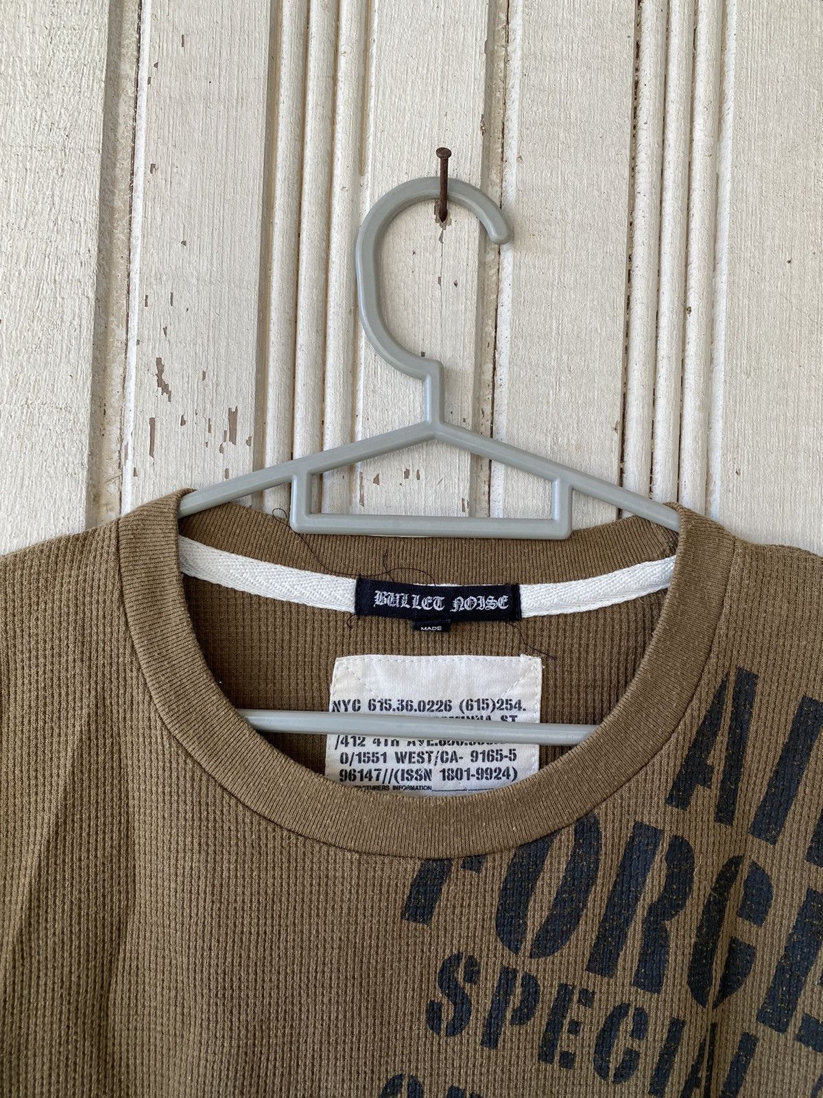 Japanese Brand Vintage Bullet Noise Us Air Force Long Sleeve Size US S / EU 44-46 / 1 - 5 Thumbnail