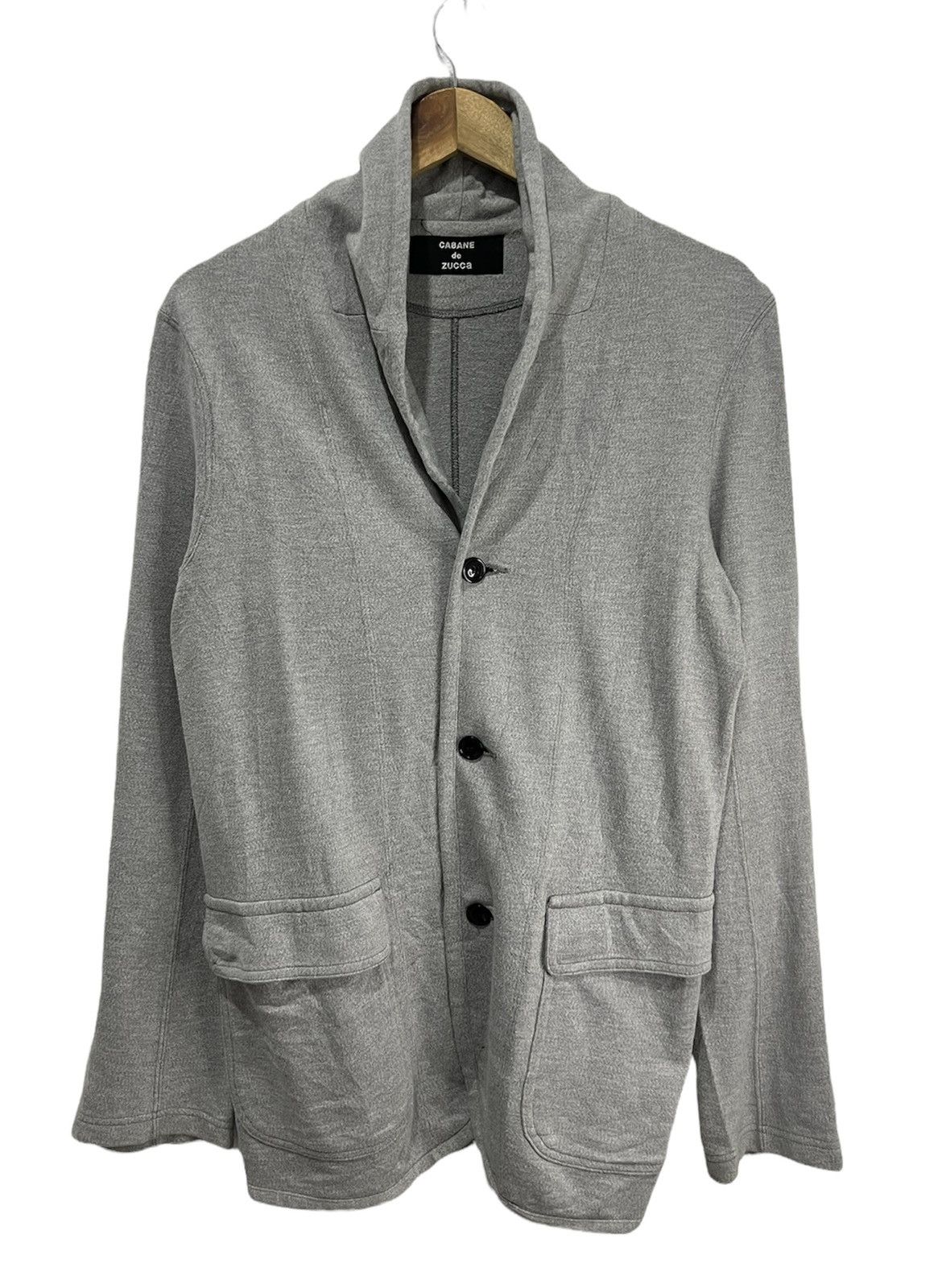 CABANE de ZUCCa × Issey Miyake × Japanese Brand Cabane de Zucca by Issey Miyake Cardigan Jacket Size US M / EU 48-50 / 2 - 1 Thumbnail