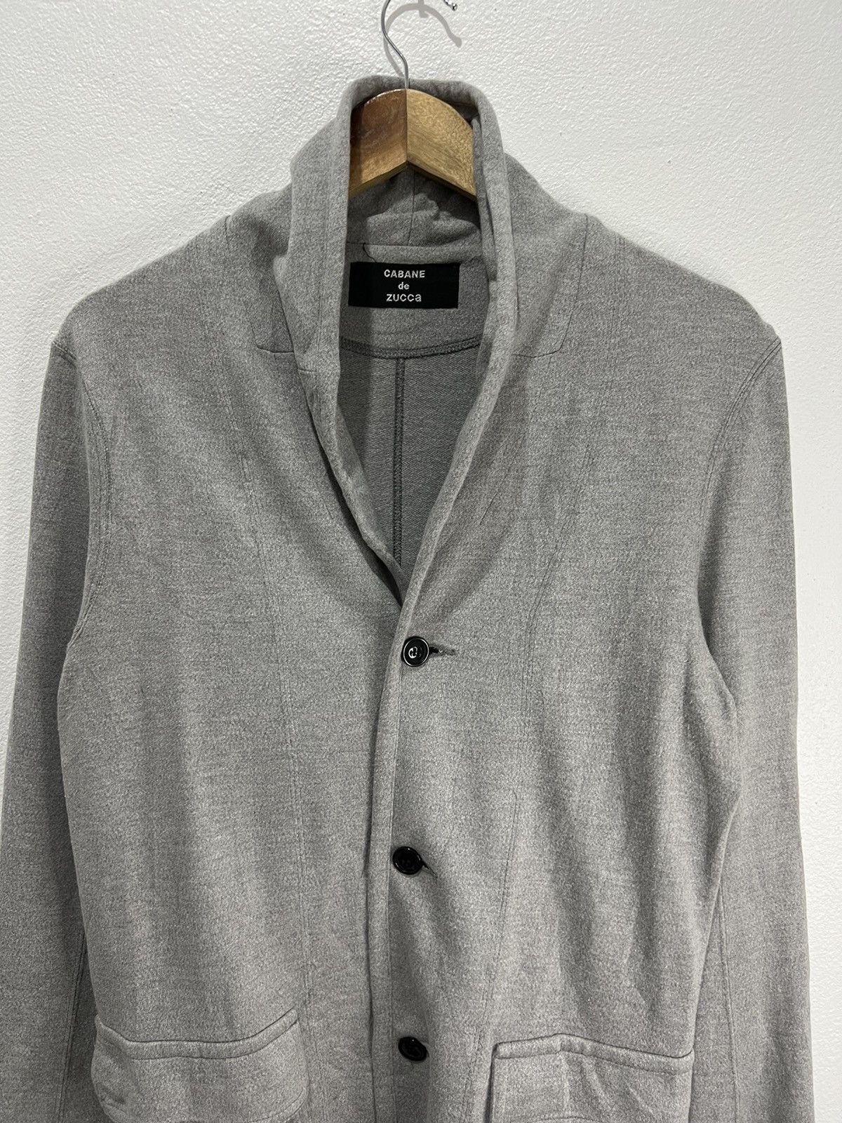 CABANE de ZUCCa × Issey Miyake × Japanese Brand Cabane de Zucca by Issey Miyake Cardigan Jacket Size US M / EU 48-50 / 2 - 2 Thumbnail