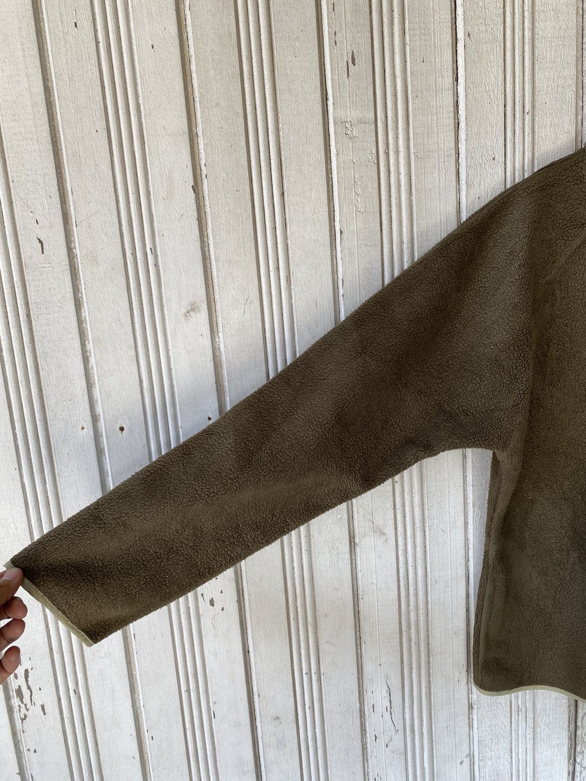 Nike Vintage Nike Cropped Sherpa Sweater Size M / US 6-8 / IT 42-44 - 4 Thumbnail