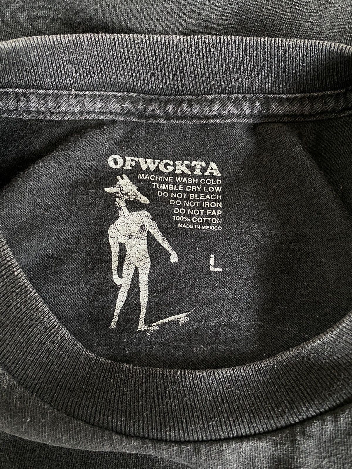 Odd Future Ofwgkta Distressed T-shirt Size US L / EU 52-54 / 3 - 5 Thumbnail