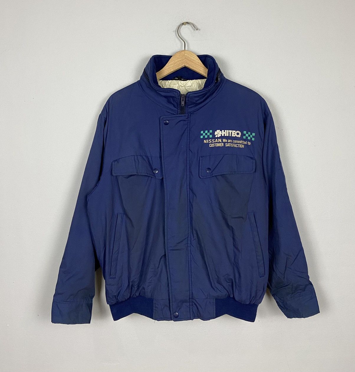 Japanese Brand Nissan Hitex Bomber Racing Jacket Size US L / EU 52-54 / 3 - 5 Thumbnail