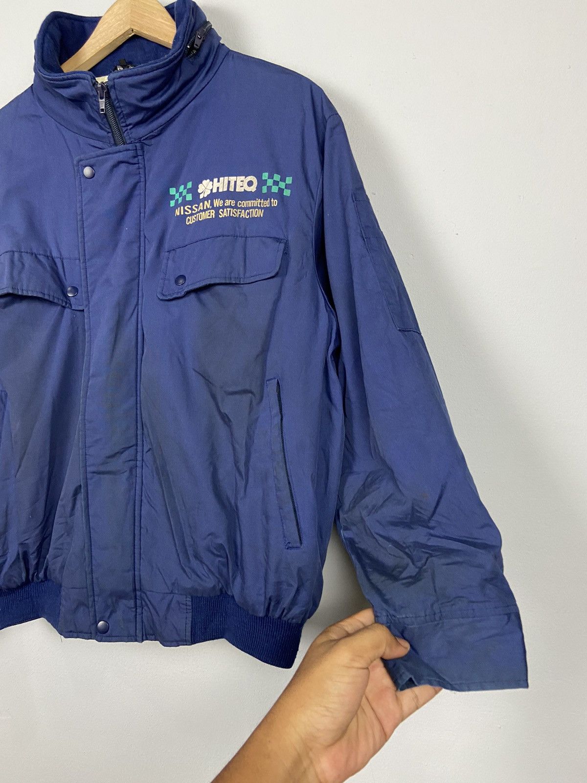 Japanese Brand Nissan Hitex Bomber Racing Jacket Size US L / EU 52-54 / 3 - 9 Thumbnail