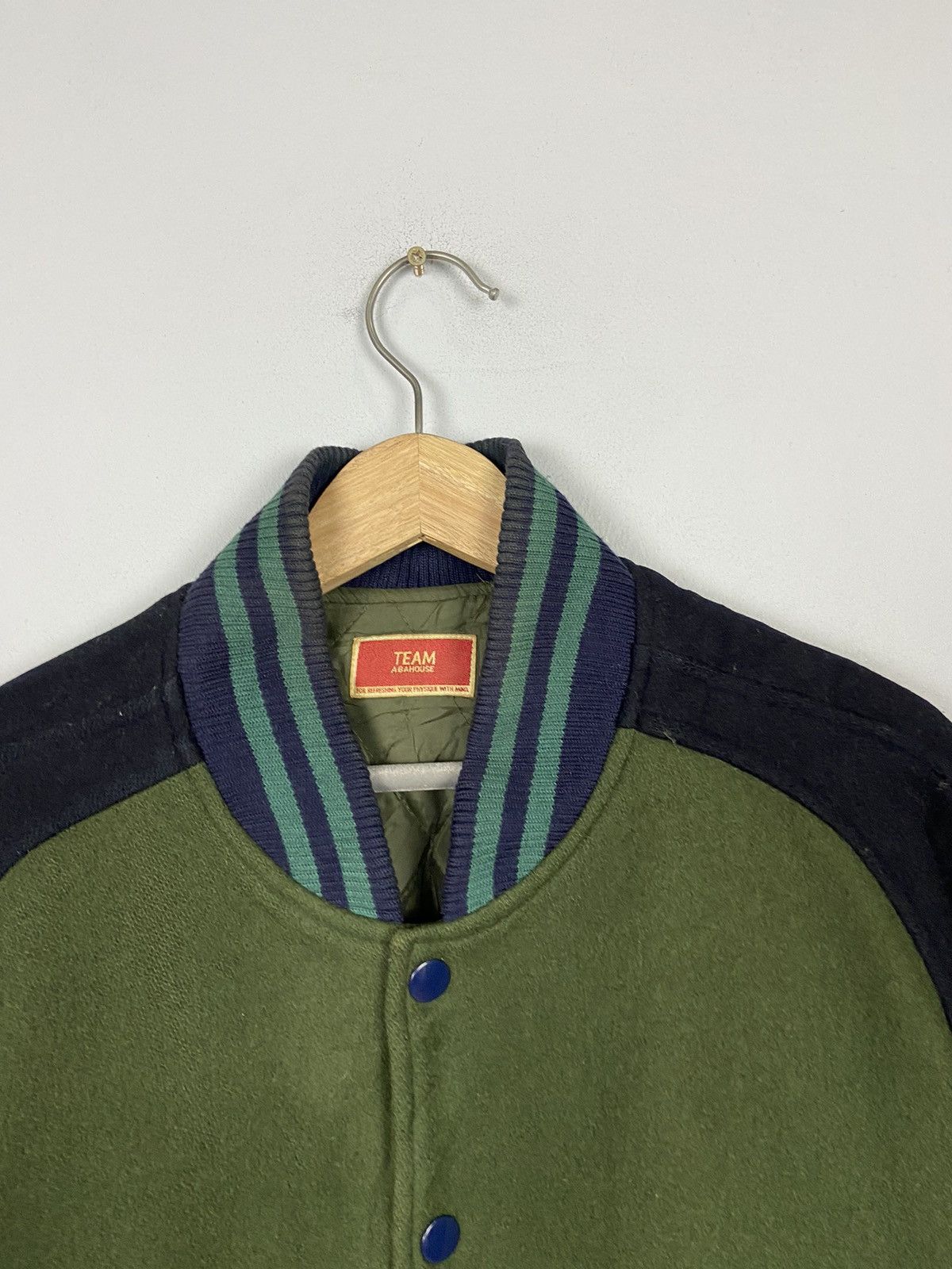 ABAHOUSE Vintage Abahouse Team Abahouse Woolen Varsity Jacket Size US L / EU 52-54 / 3 - 10 Thumbnail