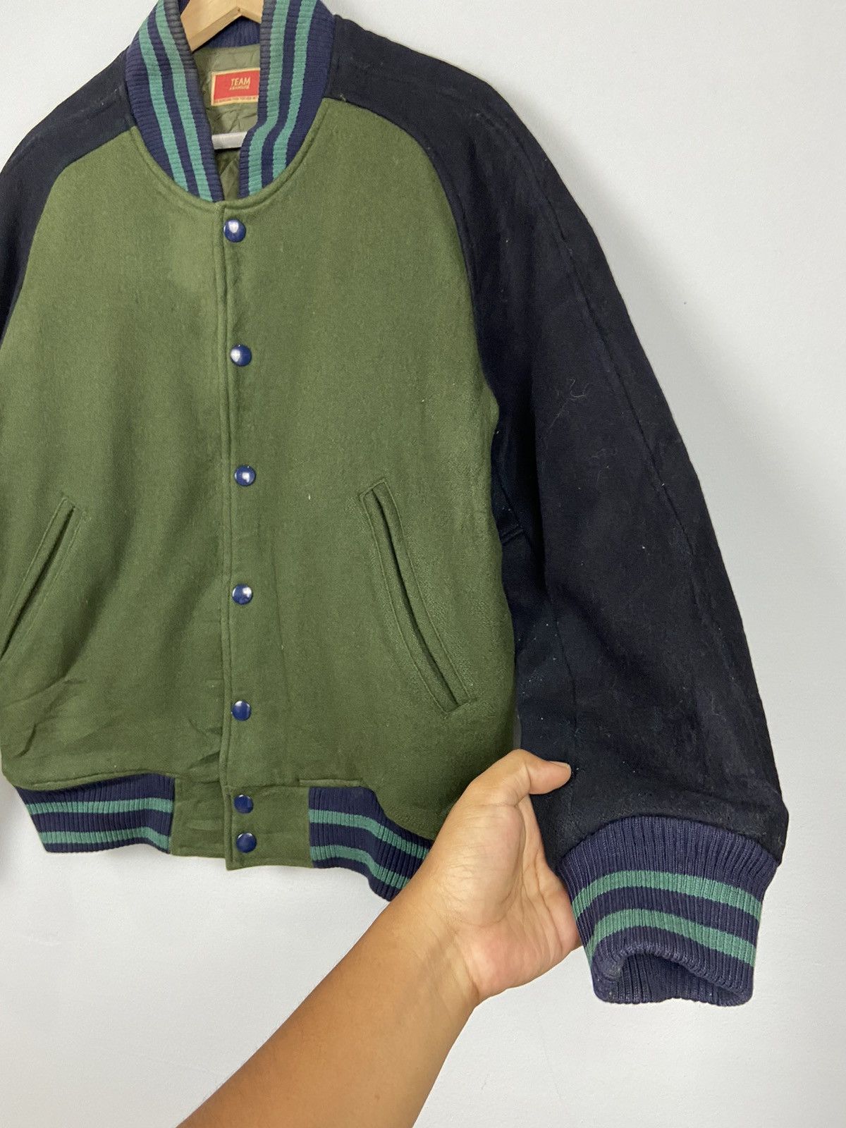 ABAHOUSE Vintage Abahouse Team Abahouse Woolen Varsity Jacket Size US L / EU 52-54 / 3 - 13 Thumbnail
