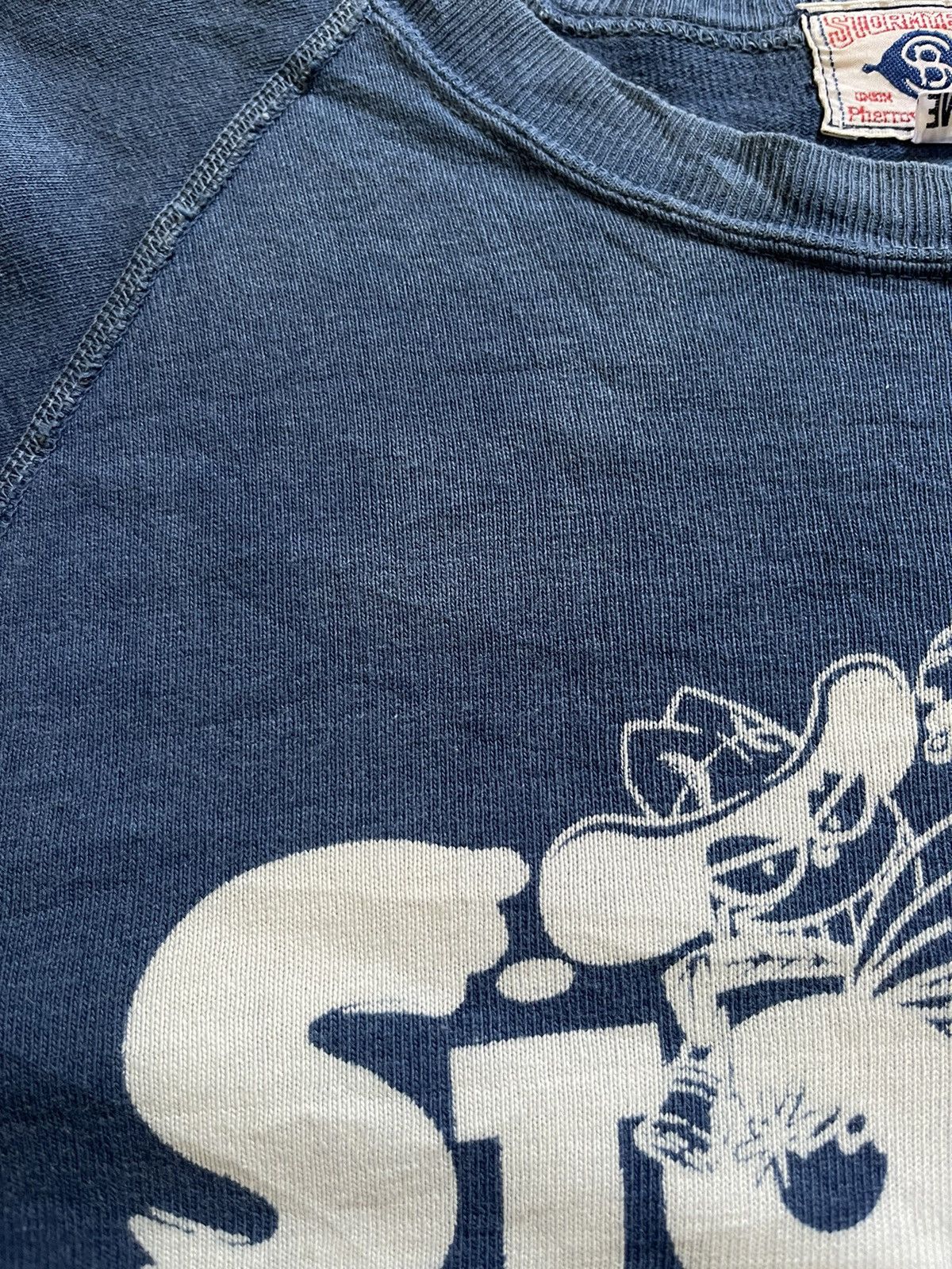 Vtg Indigo Stormy Paints American Classic Colours Sweatshirt