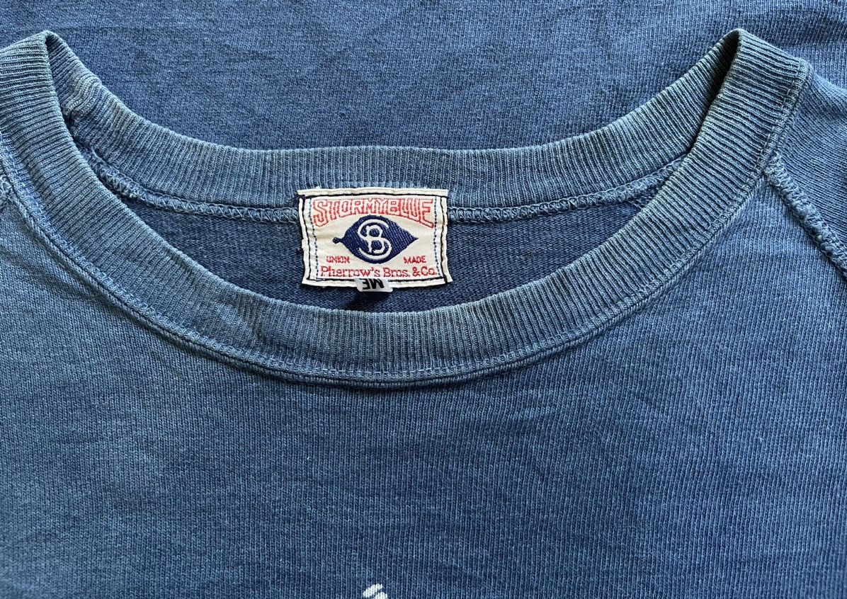 Vtg Indigo Stormy Paints American Classic Colours Sweatshirt