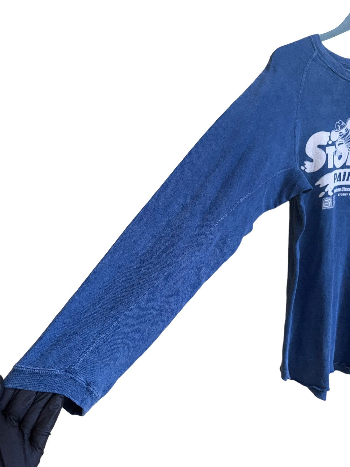 Vtg Indigo Stormy Paints American Classic Colours Sweatshirt