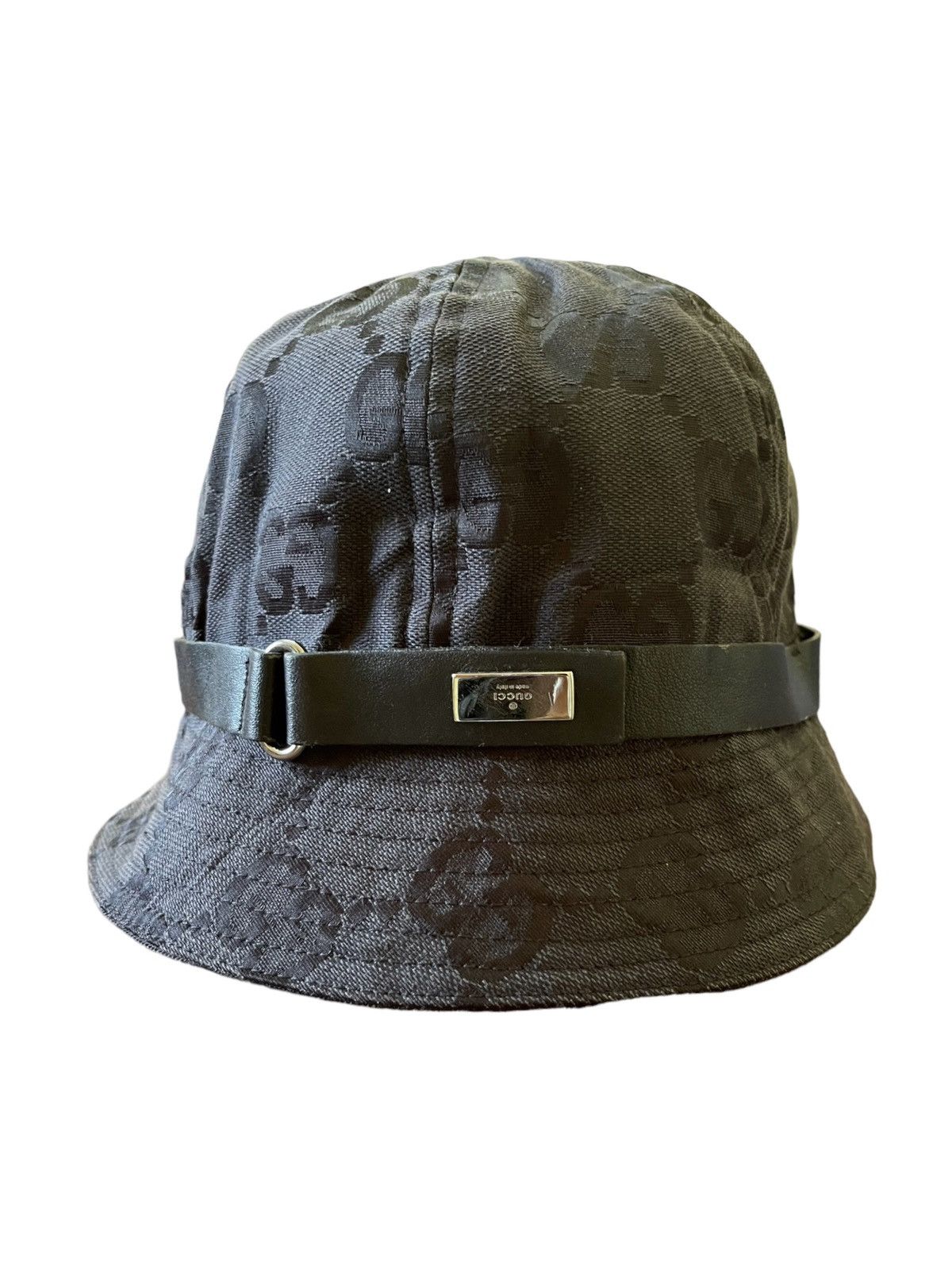 Authentic Vintage Gucci Tom Ford Monogram GG Jacquard Bucket Hat Gucci Vtg Gucci Tom Ford era jacquard GG bucket hat | Grailed main image 3