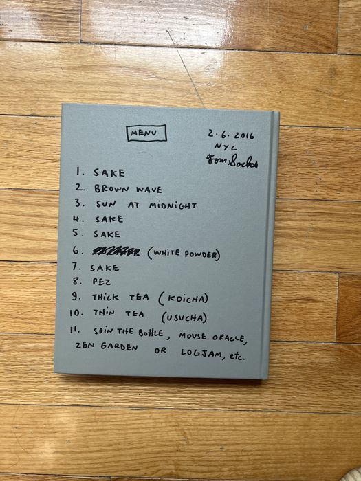Tom Sachs Tom Sachs Tea Ceremony Manual Grailed