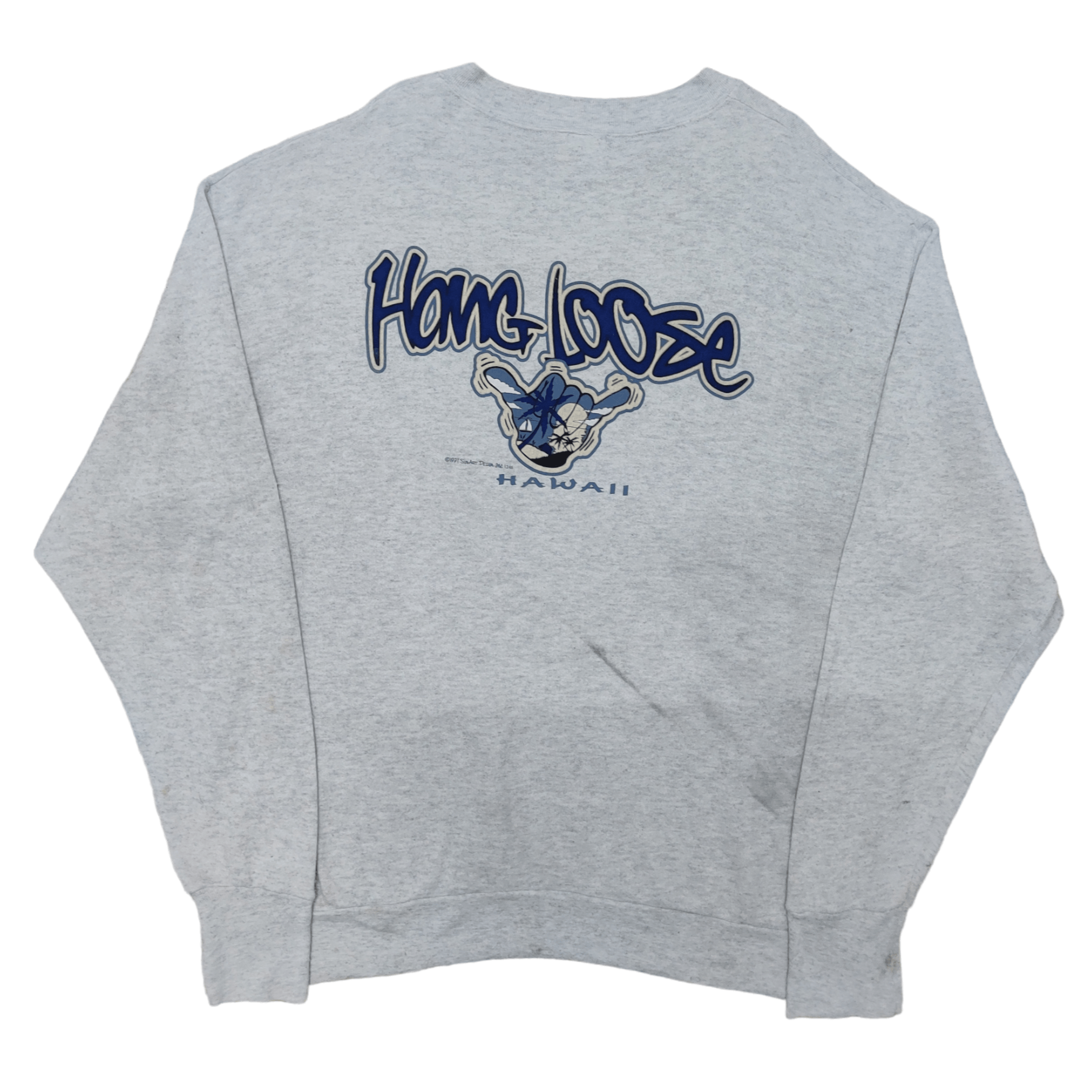Vintage 1997 Hang Loose Hawaii Sweatshirt Jumper