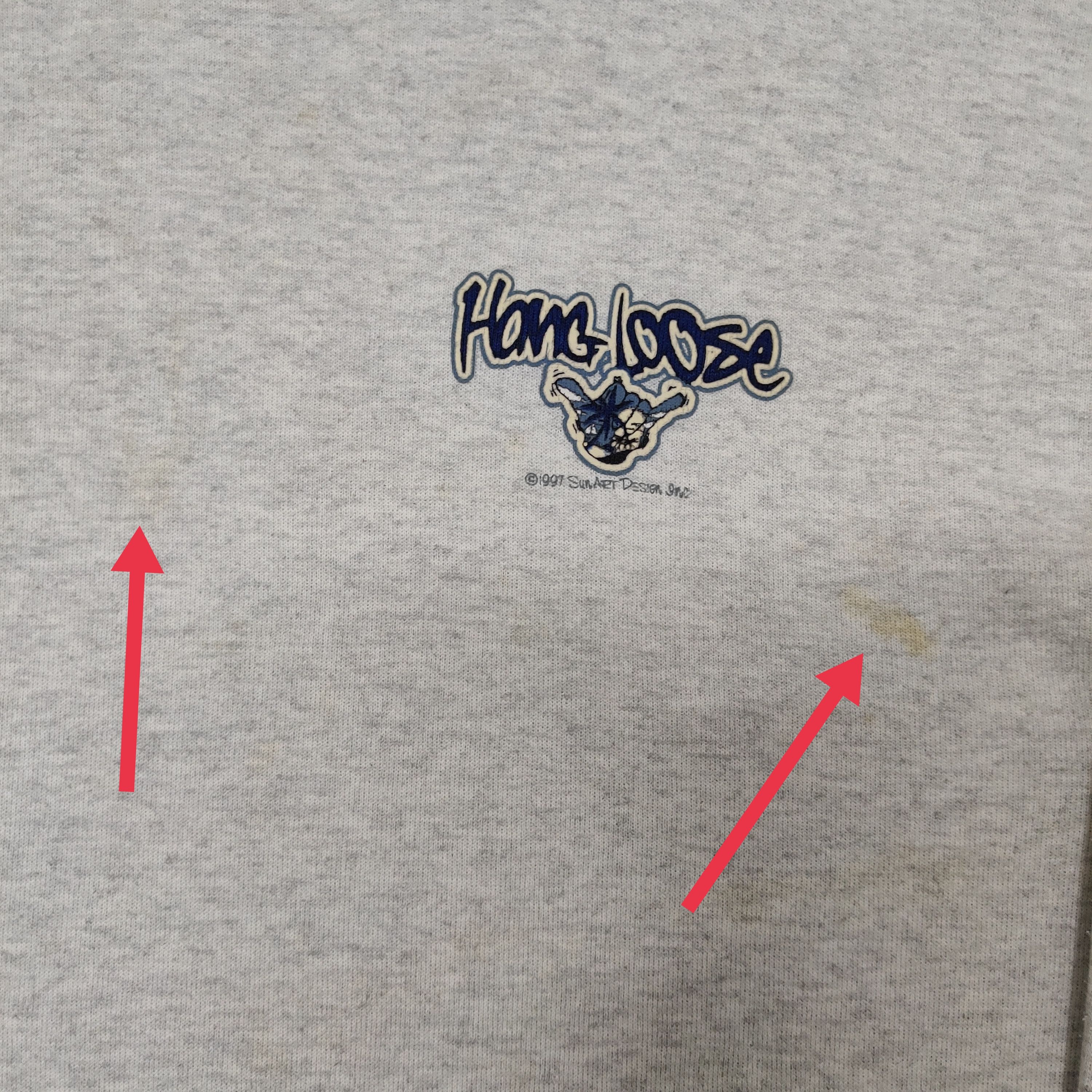 Vintage 1997 Hang Loose Hawaii Sweatshirt Jumper