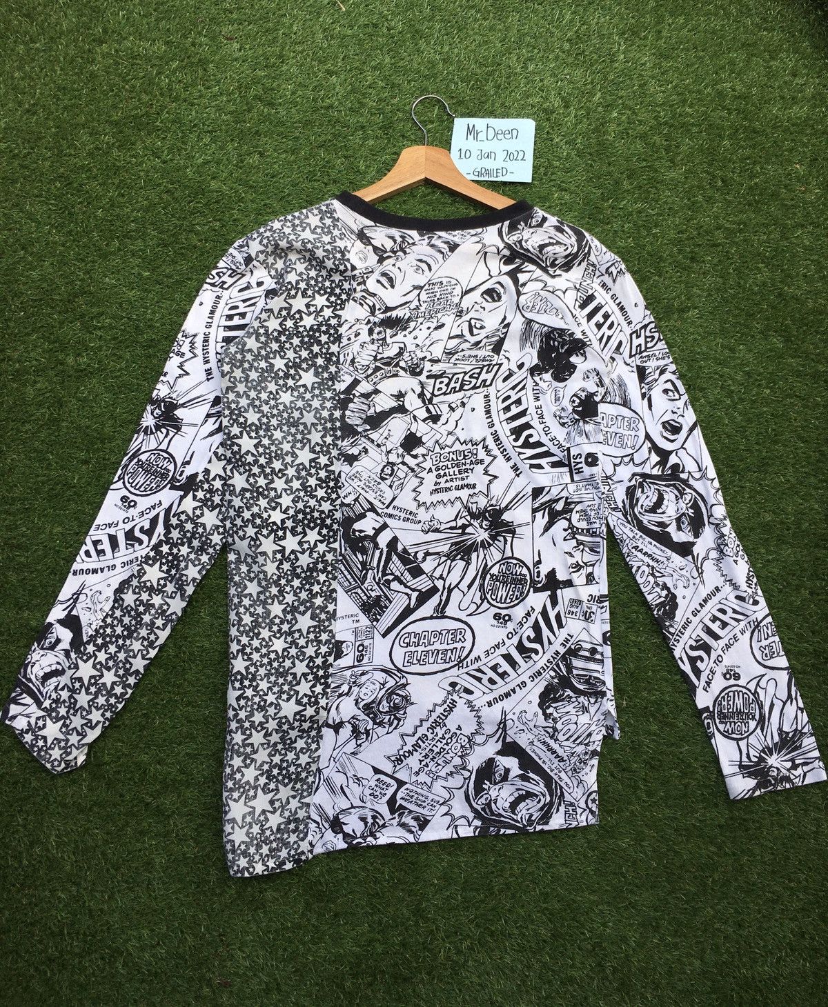 Hysteric Glamour Rare Vintage 90s Hysteric Glamour Comic Longsleeve Shirt Size US S / EU 44-46 / 1 - 12 Thumbnail