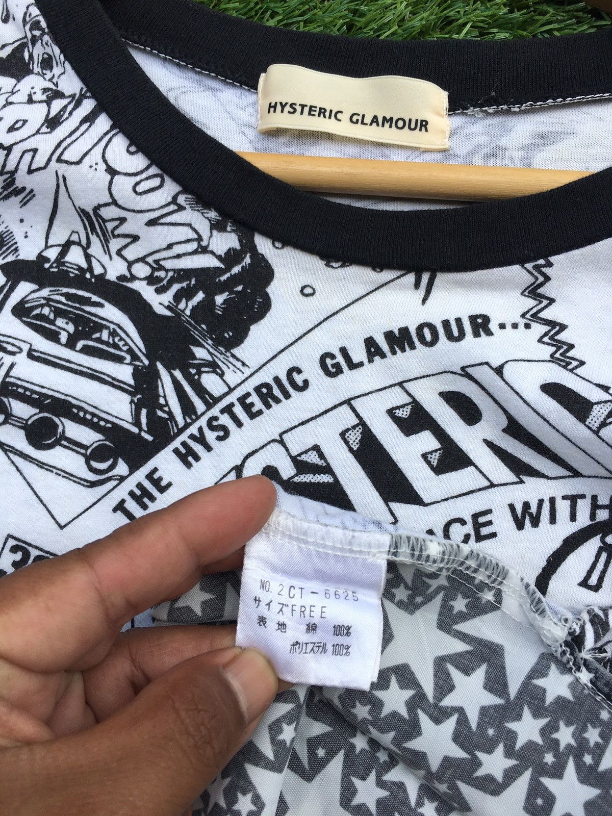 Hysteric Glamour Rare Vintage 90s Hysteric Glamour Comic Longsleeve Shirt Size US S / EU 44-46 / 1 - 10 Thumbnail
