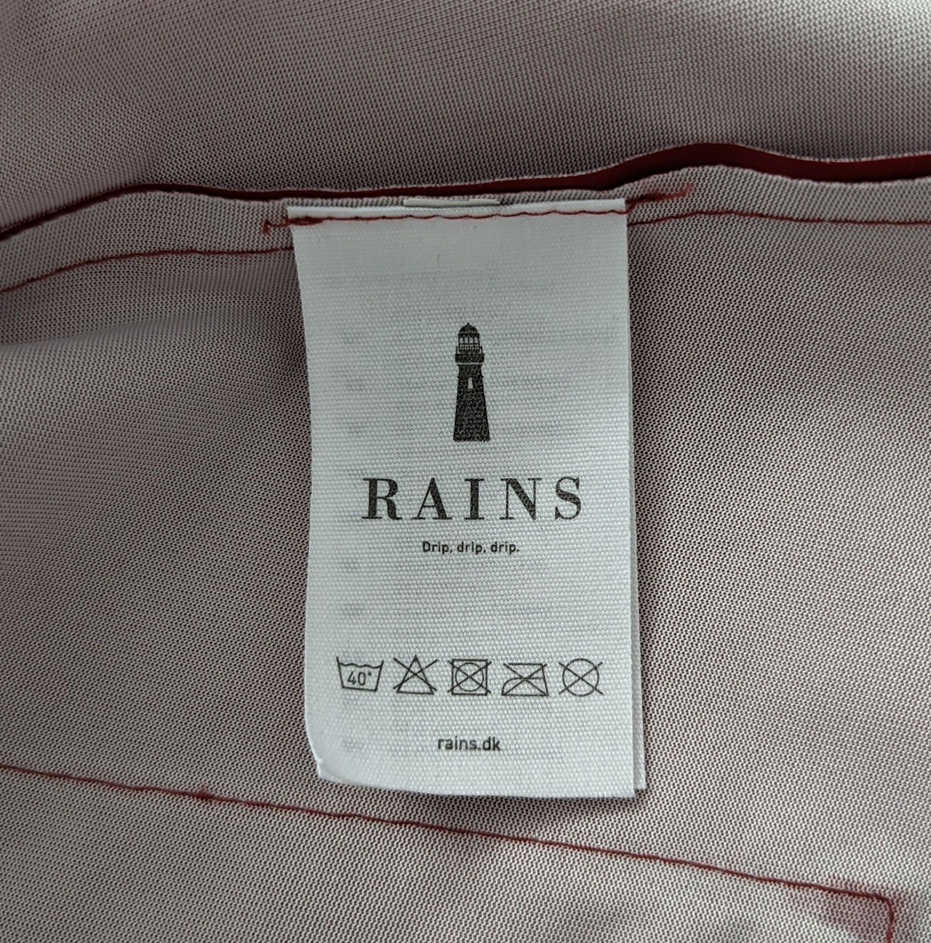 Rains Rains Burgundy Womens Hooded Coat With A Belt Casual Size US M / EU 48-50 / 2 - 13 Thumbnail