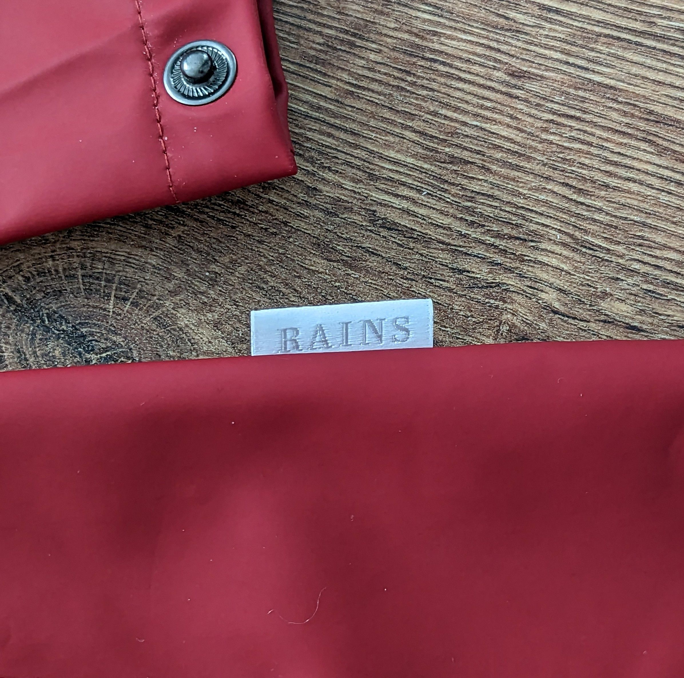 Rains Rains Burgundy Womens Hooded Coat With A Belt Casual Size US M / EU 48-50 / 2 - 2 Thumbnail