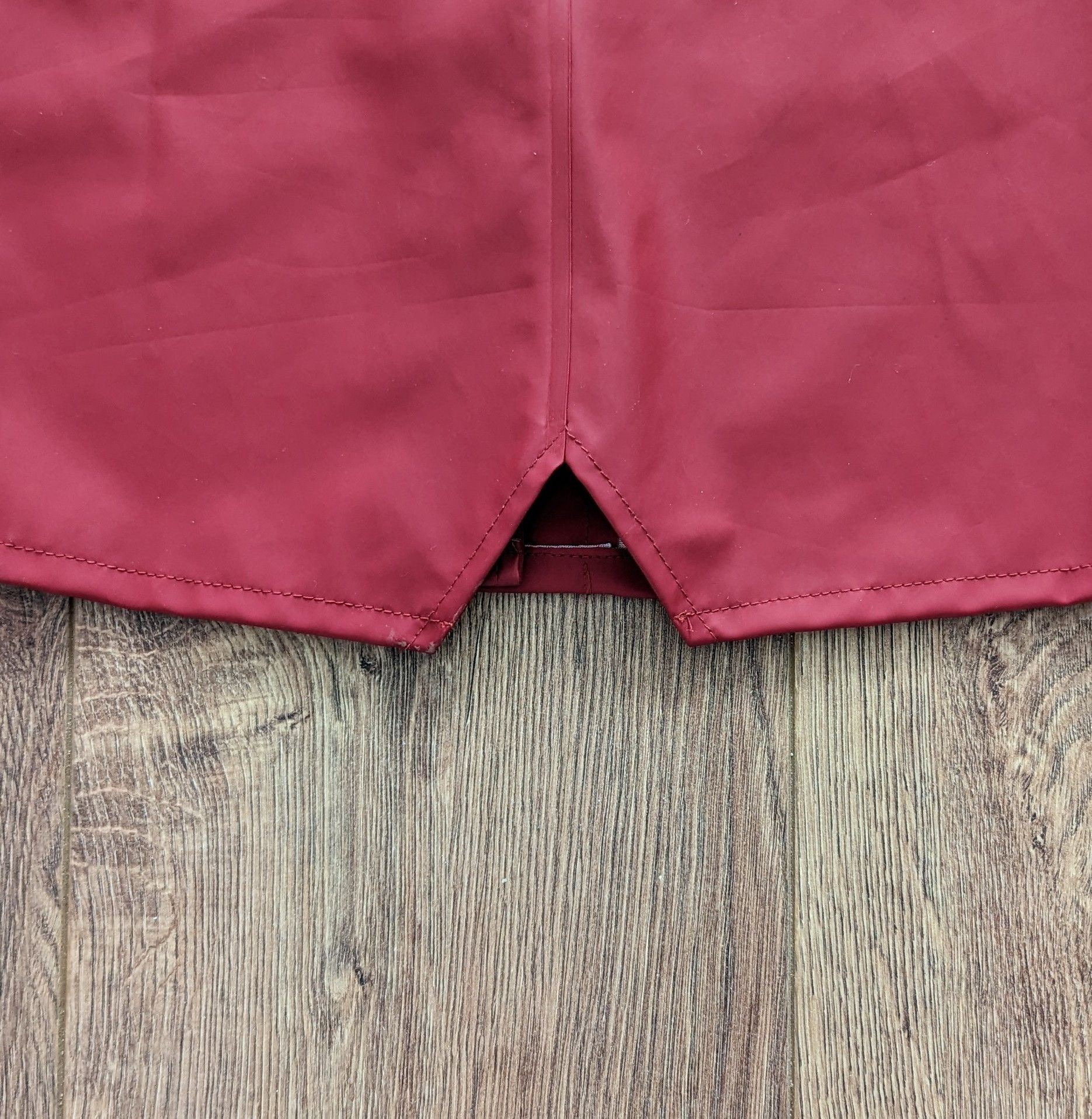 Rains Rains Burgundy Womens Hooded Coat With A Belt Casual Size US M / EU 48-50 / 2 - 18 Thumbnail
