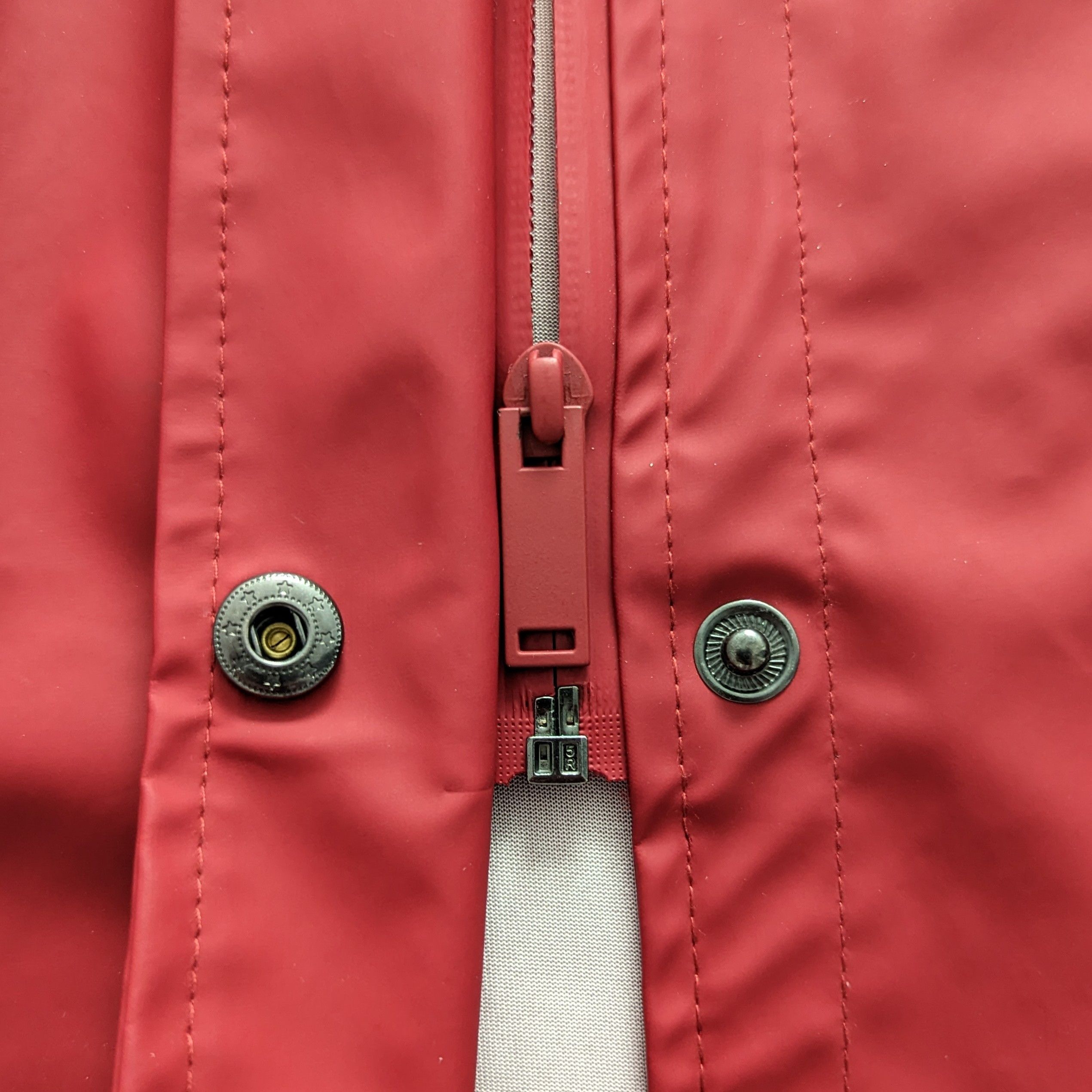 Rains Rains Burgundy Womens Hooded Coat With A Belt Casual Size US M / EU 48-50 / 2 - 9 Thumbnail
