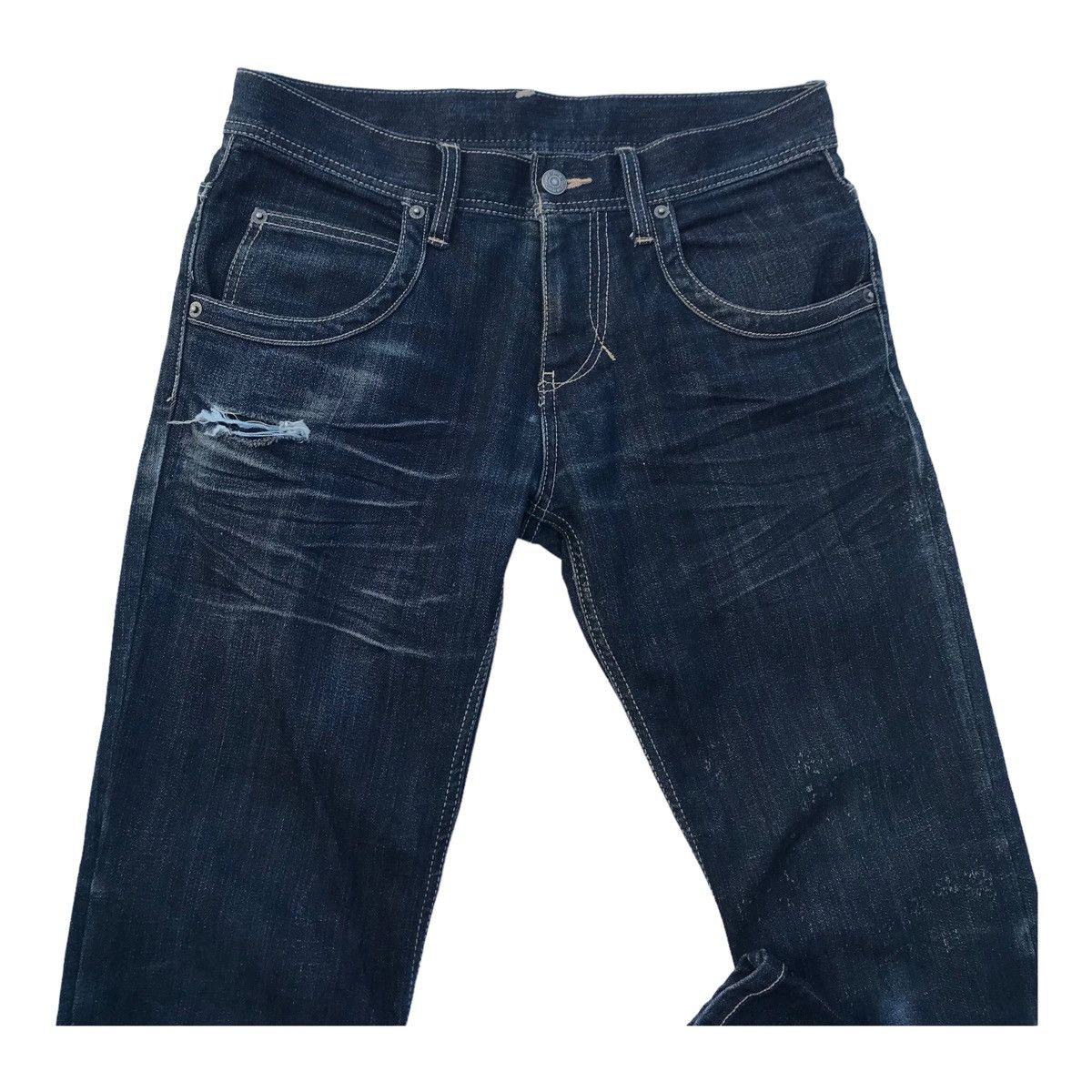 PPFM PPFM Distressed Streetwear Denim Pants Size US 30 / EU 46 - 3 Thumbnail