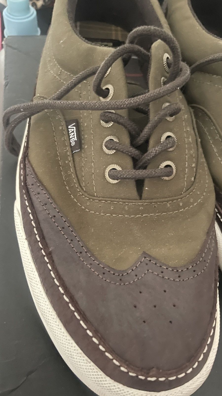 Vans era wingtip suede hotsell