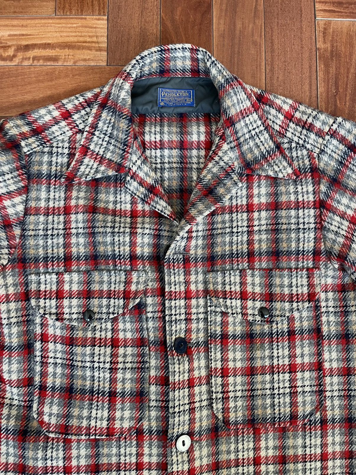 Pendleton Vintage Pendleton Wool CPO Shirt Jacket - Plaid Check Size US M / EU 48-50 / 2 - 2 Thumbnail