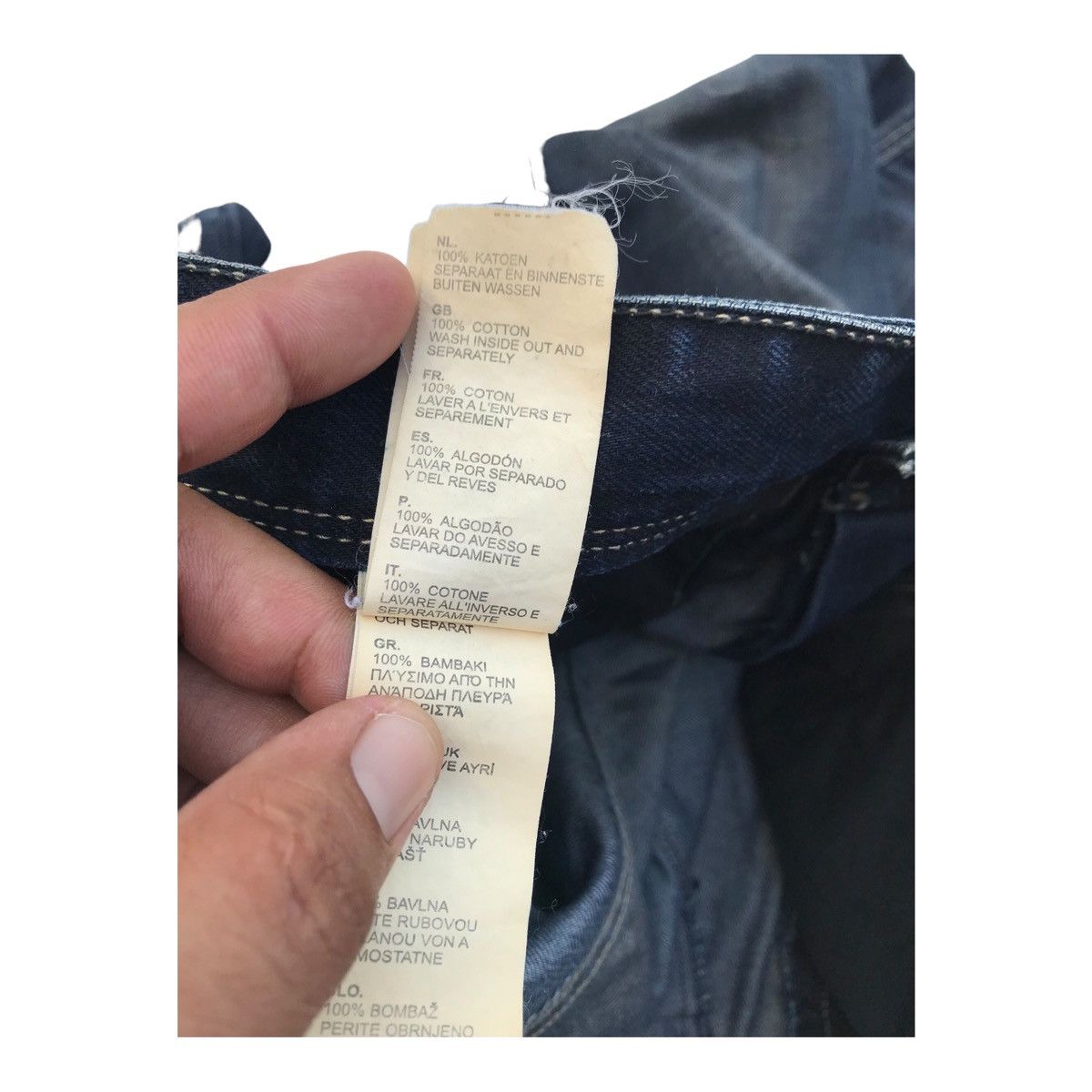 G-Star G Star Raw Men Blue Straight Loose Denim Pants Size US 33 - 15 Thumbnail